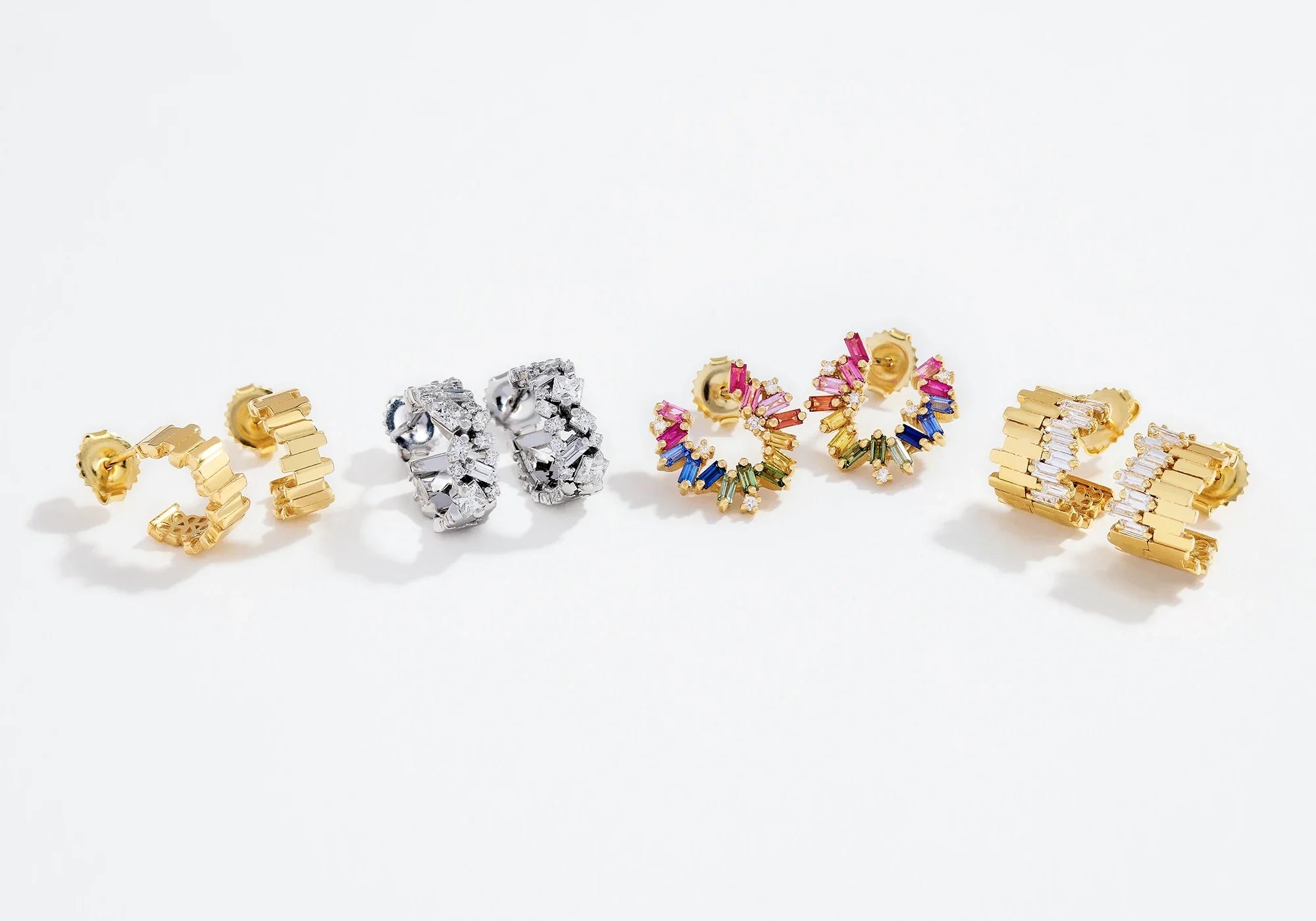 Suzanne Kalan Hoop Earring Collection in 14k & 18k Gold