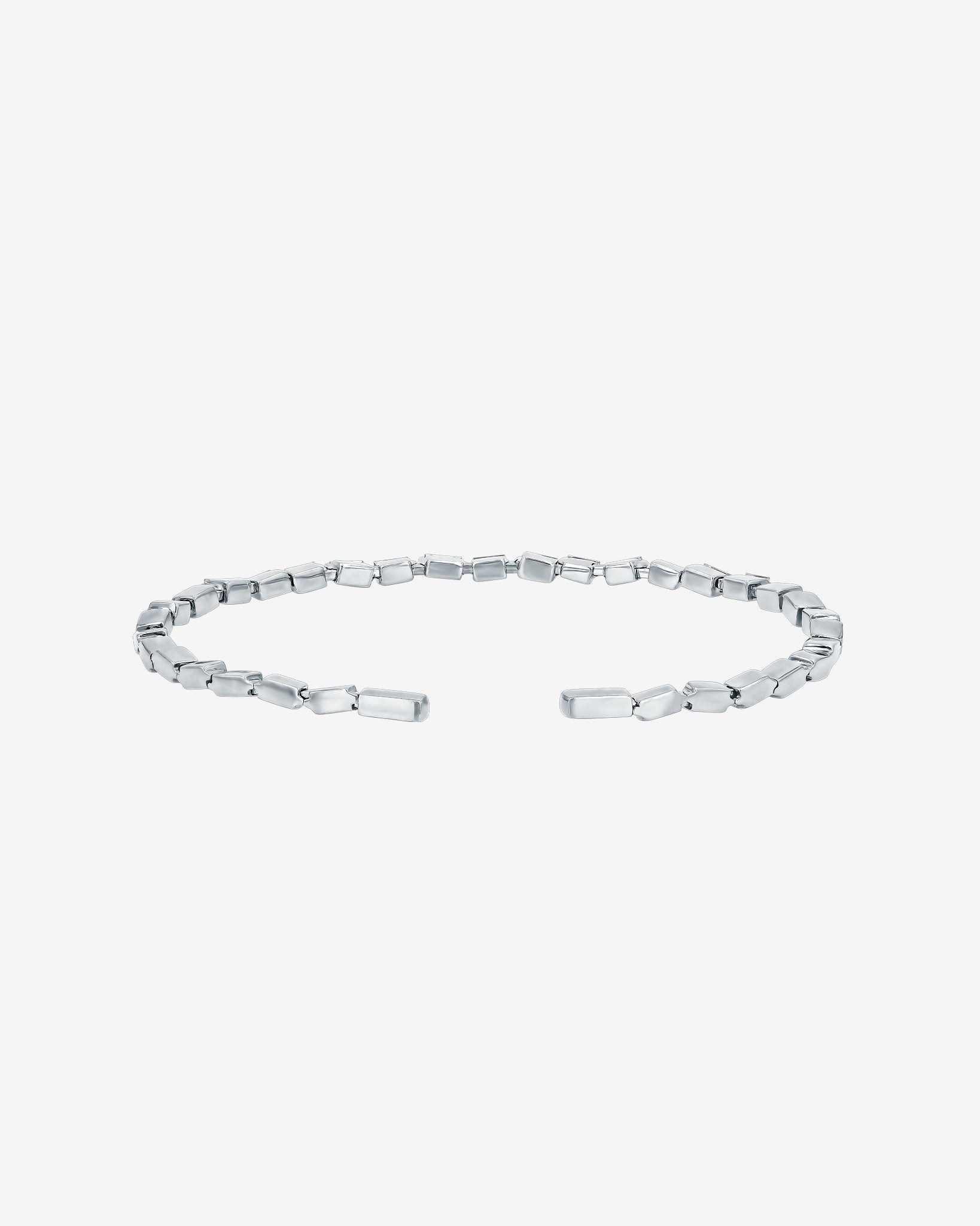 Suzanne Kalan Bold Thin Diamond Bangle in 18k white gold