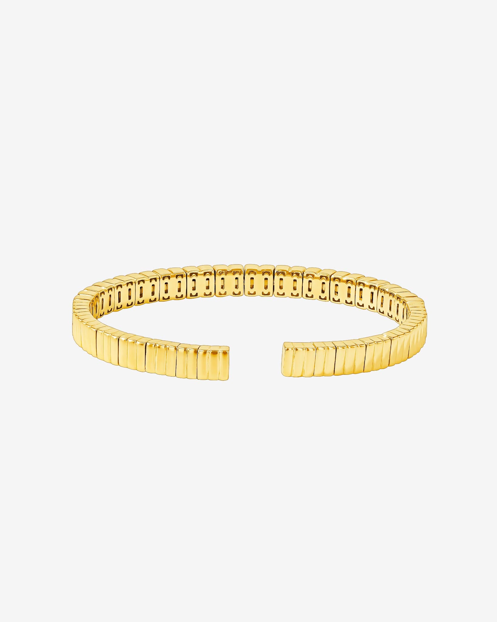 Suzanne Kalan Inlay Black Sapphire Bangle in 18k yellow gold