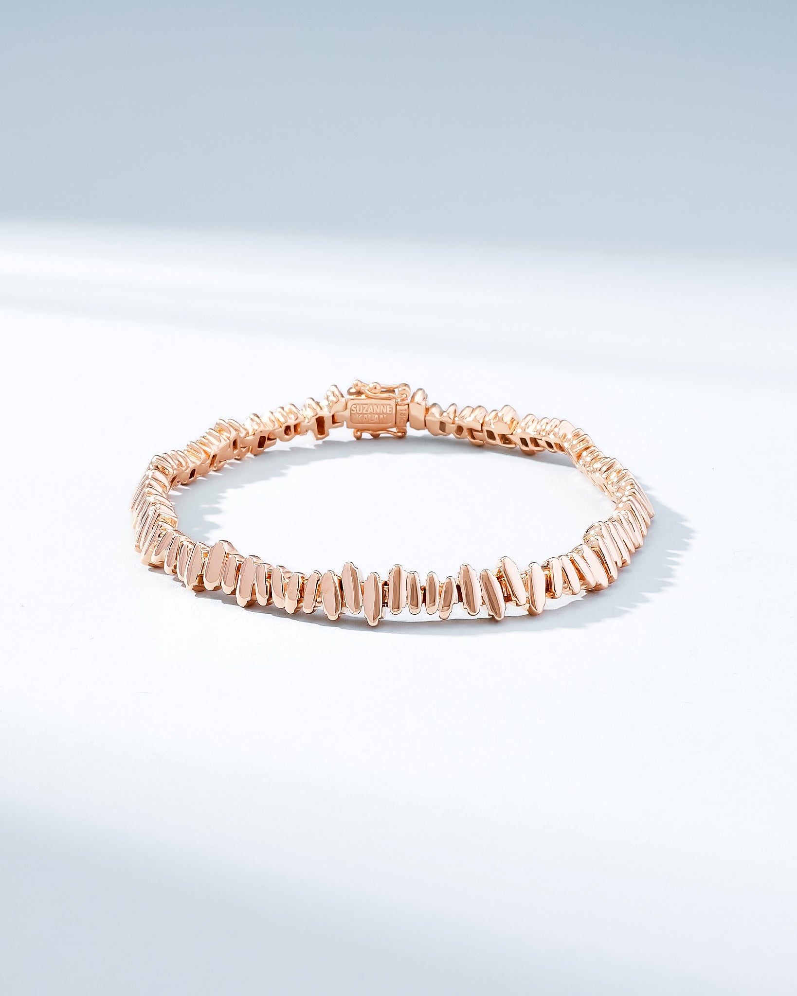 Suzanne Kalan Golden Tennis Bracelet in 18k rose gold