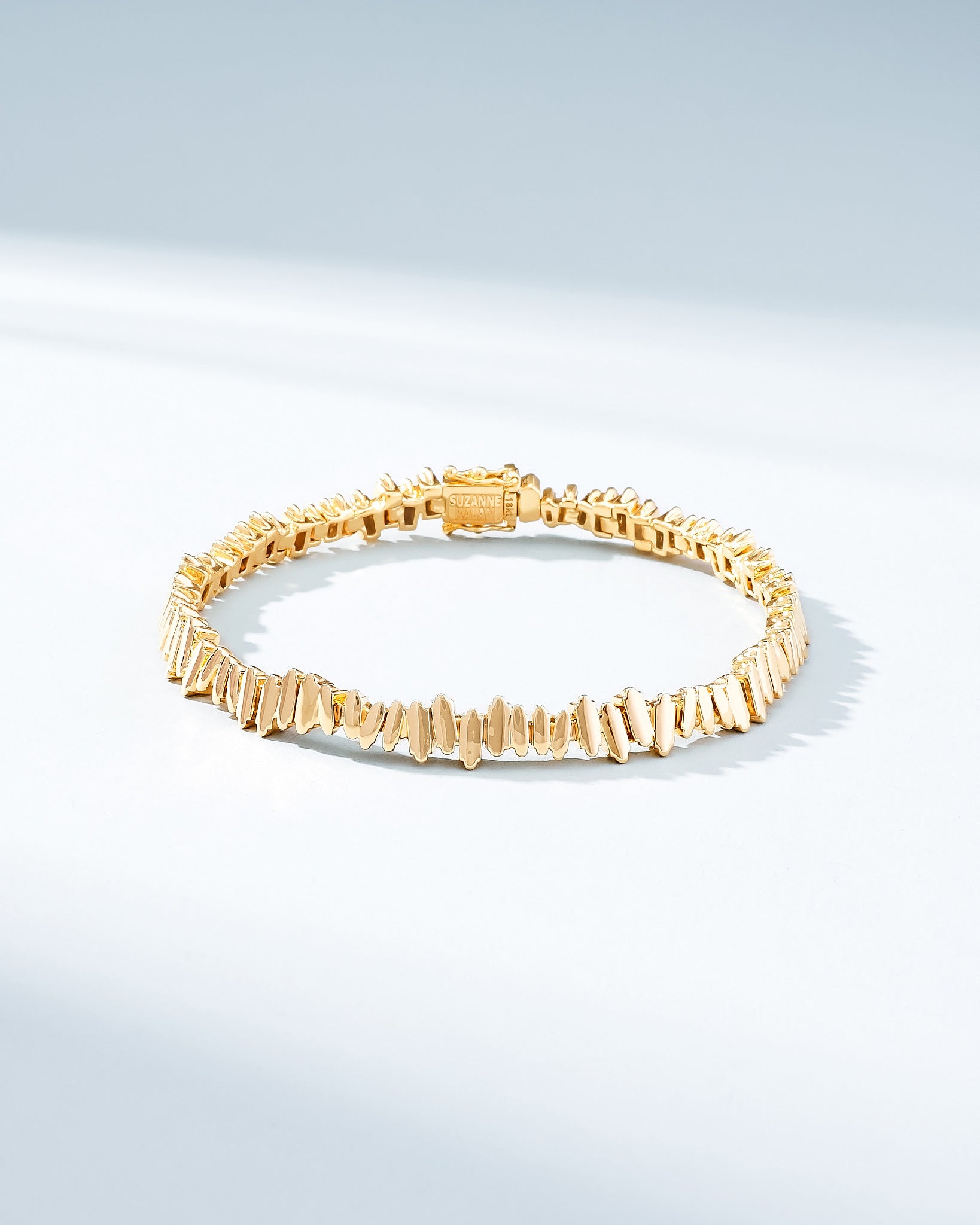 Suzanne Kalan Golden Tennis Bracelet in 18k yellow gold