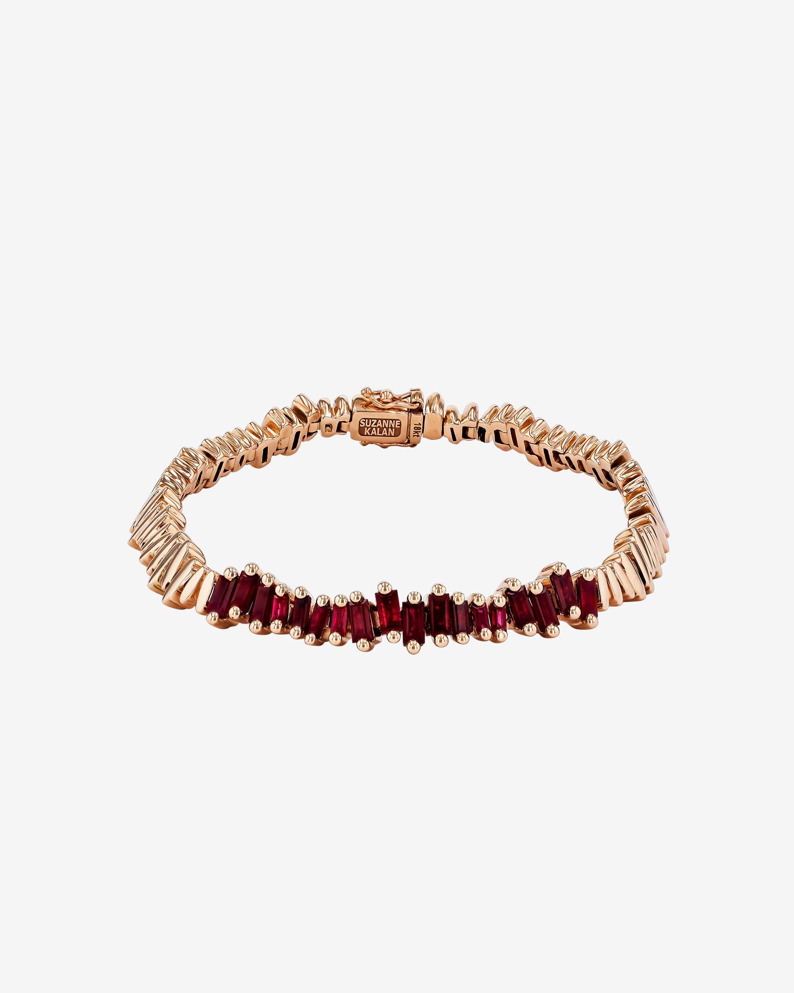 Suzanne Kalan Golden Ruby ID Bracelet in 18k rose gold