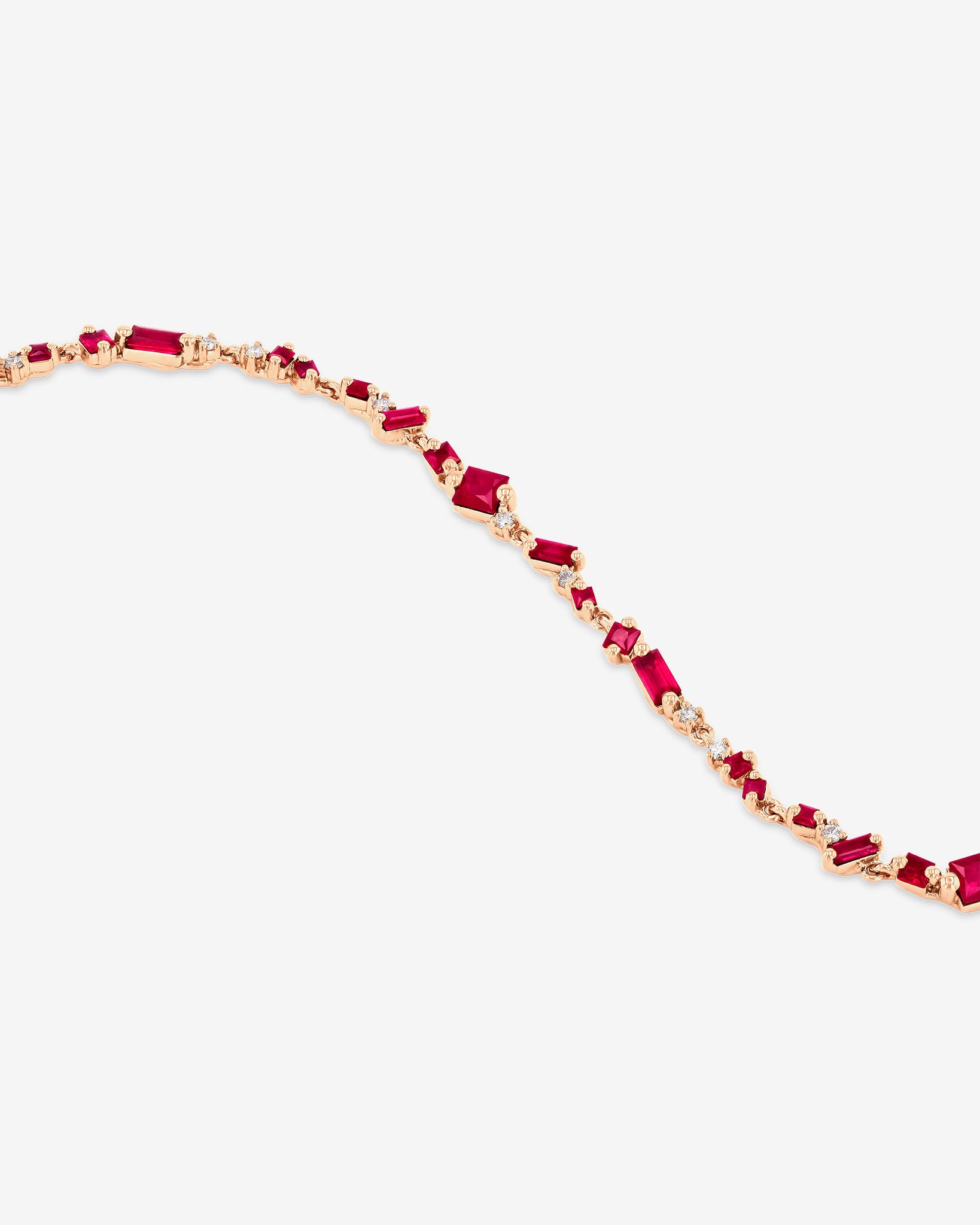 Suzanne Kalan La Fantaisie Star Dust Ruby Bracelet in 18k rose gold