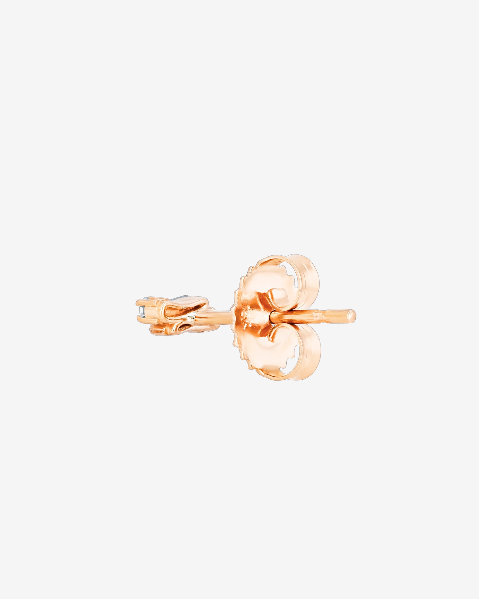 Suzanne Kalan Classic Diamond Mini Bar Studs in 18k rose gold