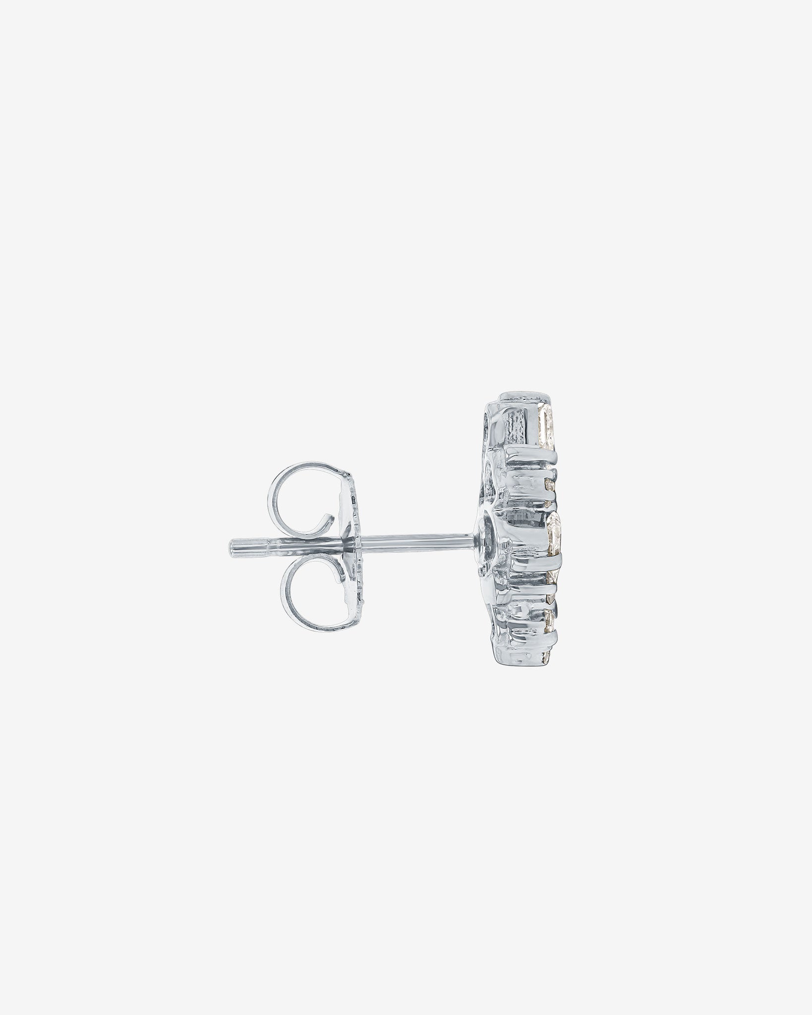 Suzanne Kalan La Fantaisie Star Diamond Studs in 18k white gold