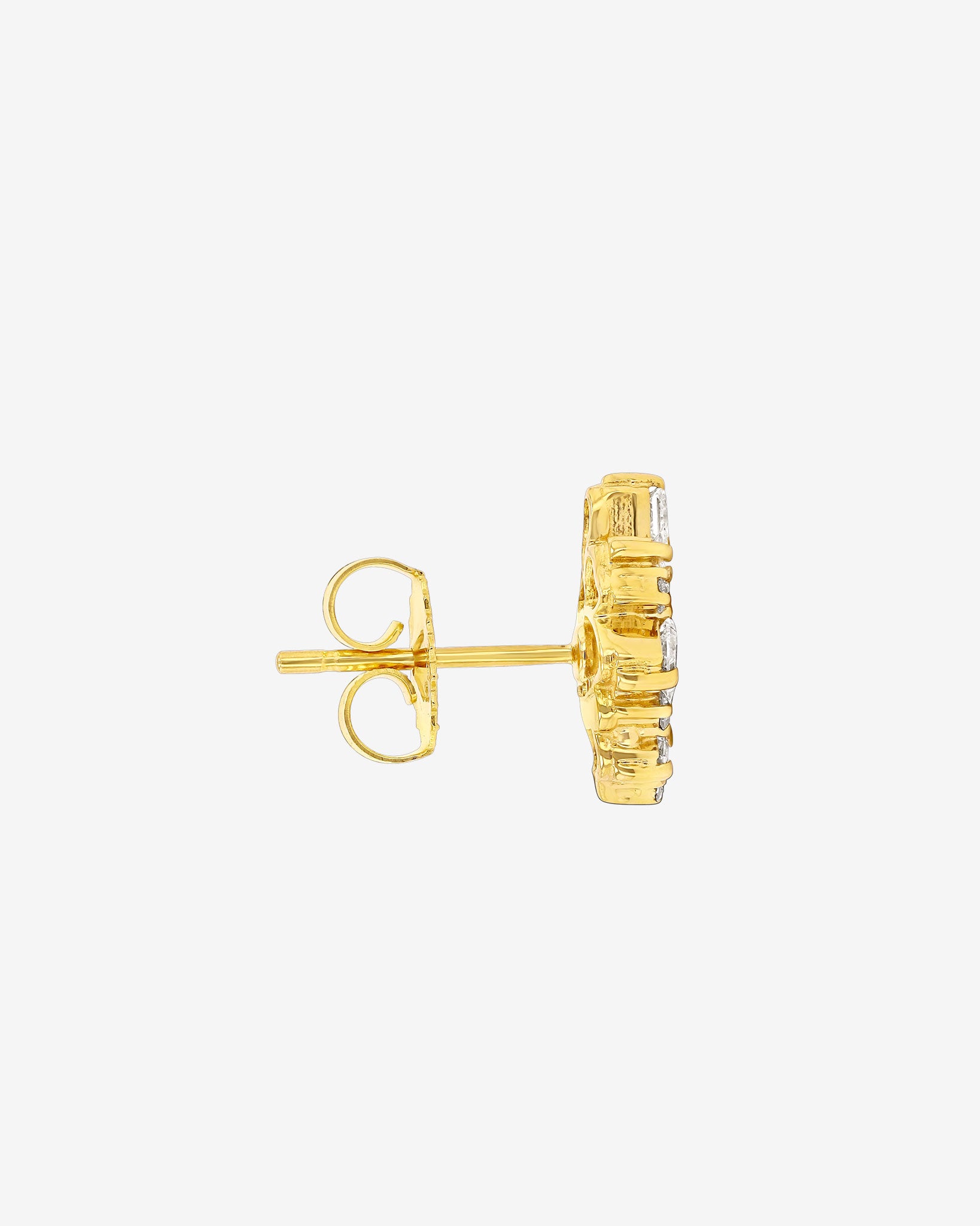 Suzanne Kalan La Fantaisie Star Diamond Studs in 18k yellow gold