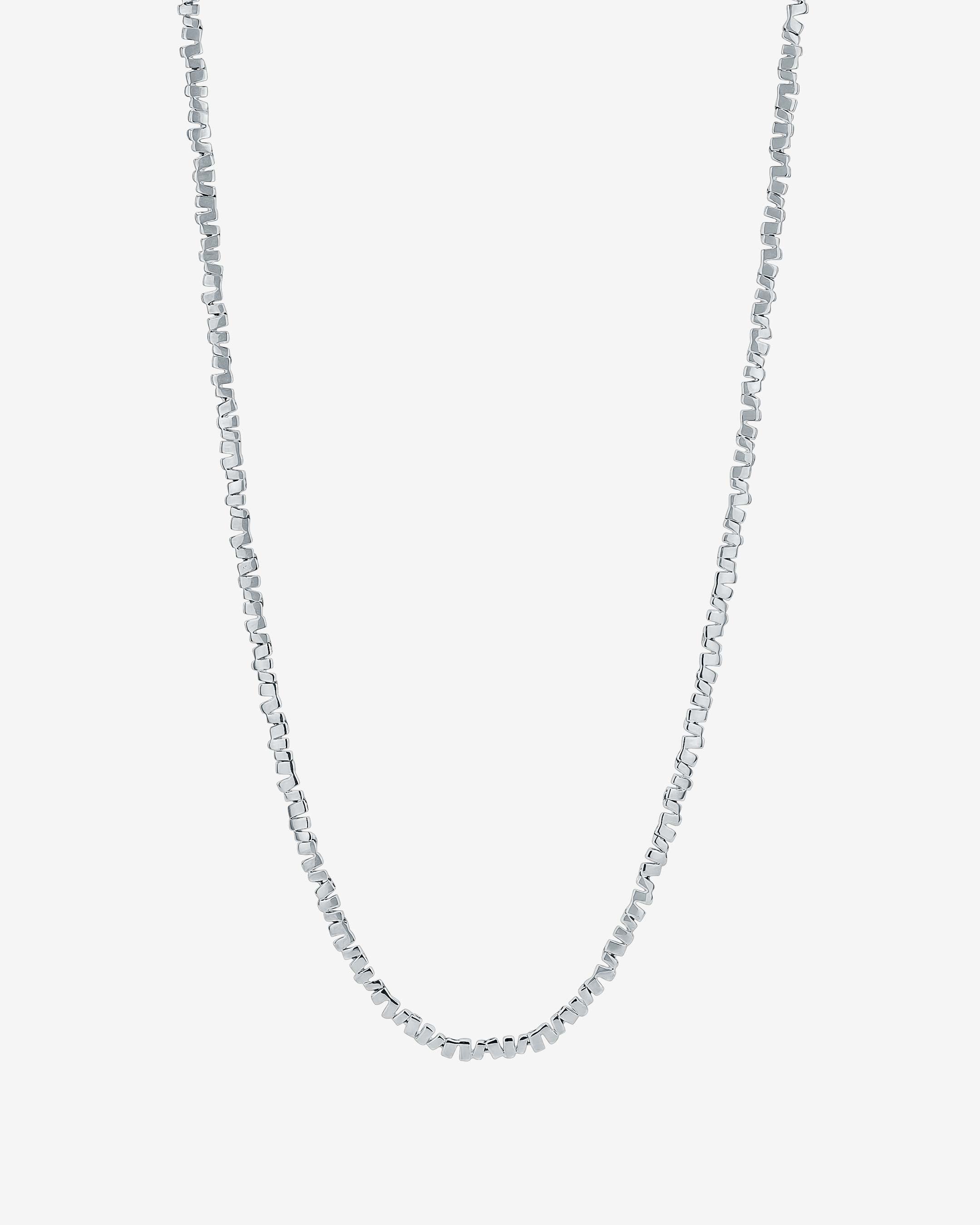 Suzanne Kalan Golden Mini Tennis Necklace in 18k white gold