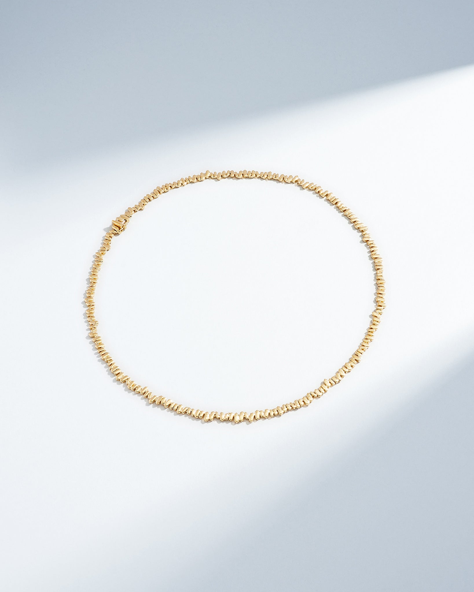 Suzanne Kalan Golden Tennis Necklace in 18k yellow gold