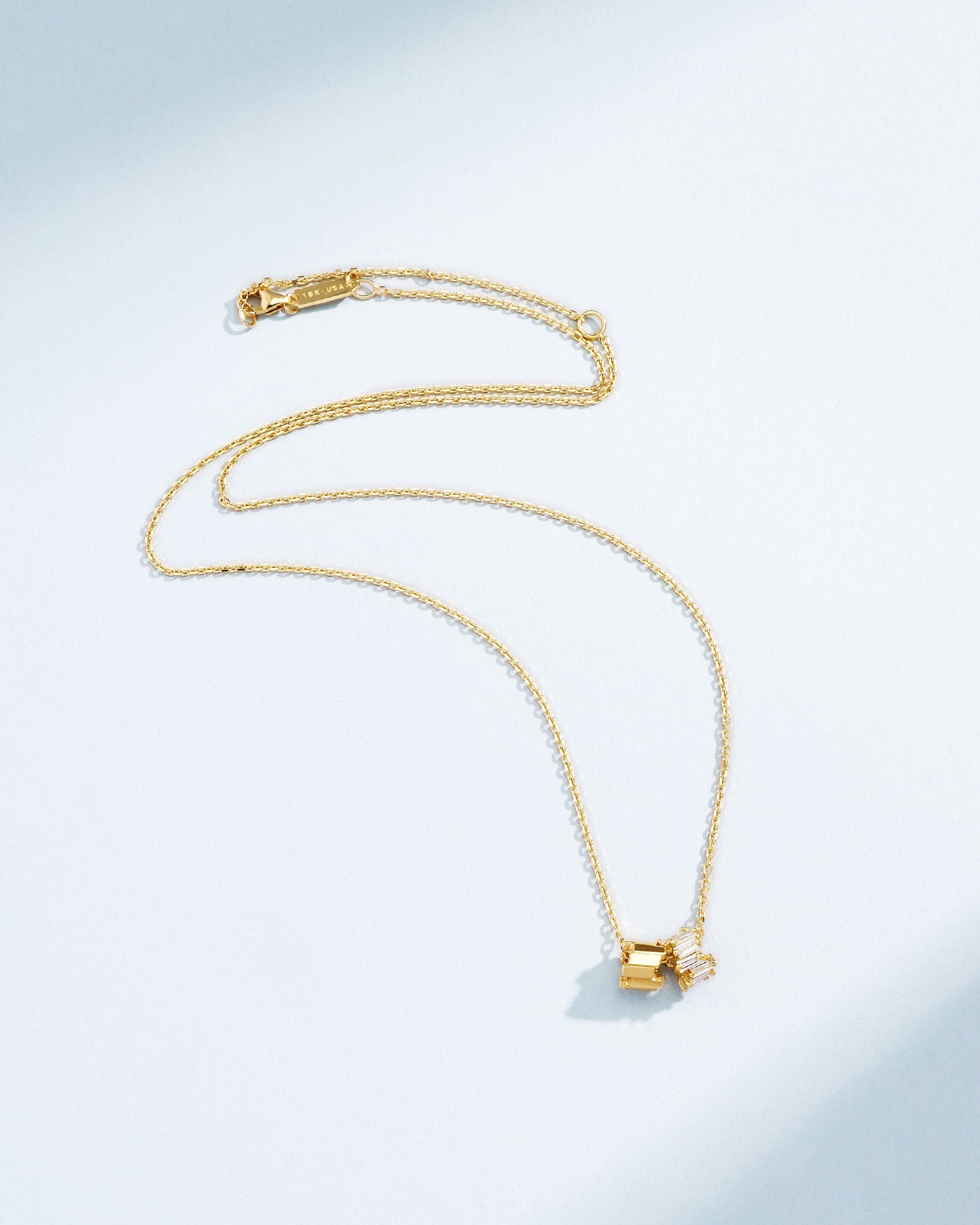 Suzanne Kalan Infinite Diamond & Golden Rondelle Pendant in 18k yellow gold