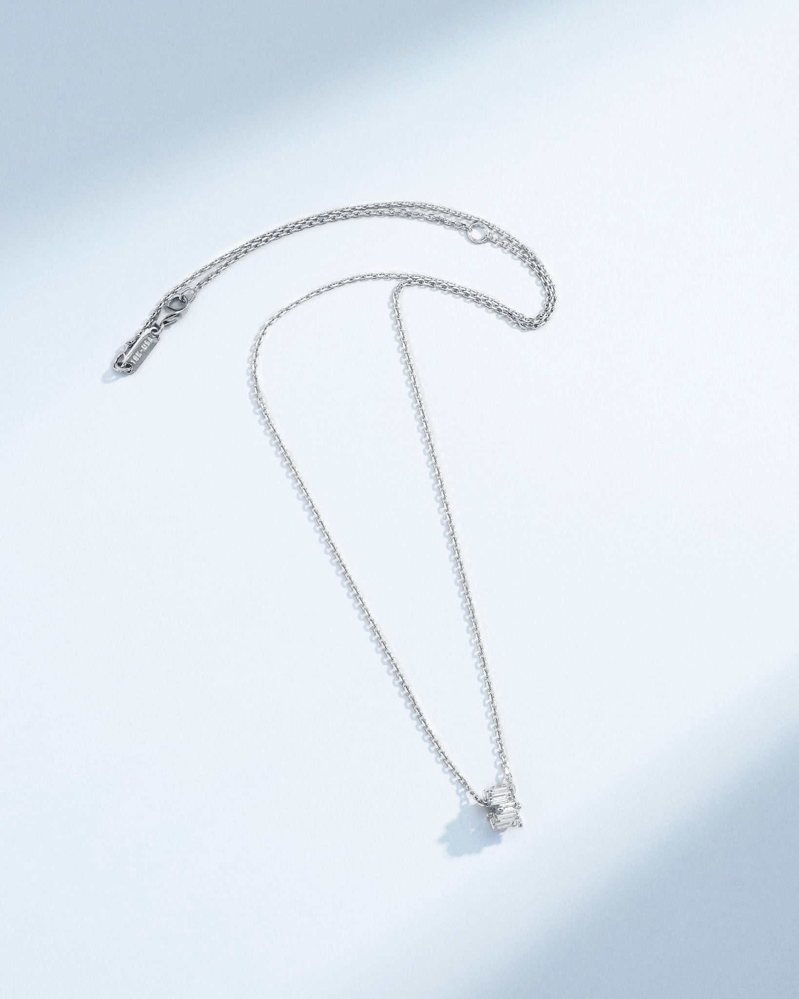 Suzanne Kalan Infinite Diamond Rondelle Pendant in 18k white gold