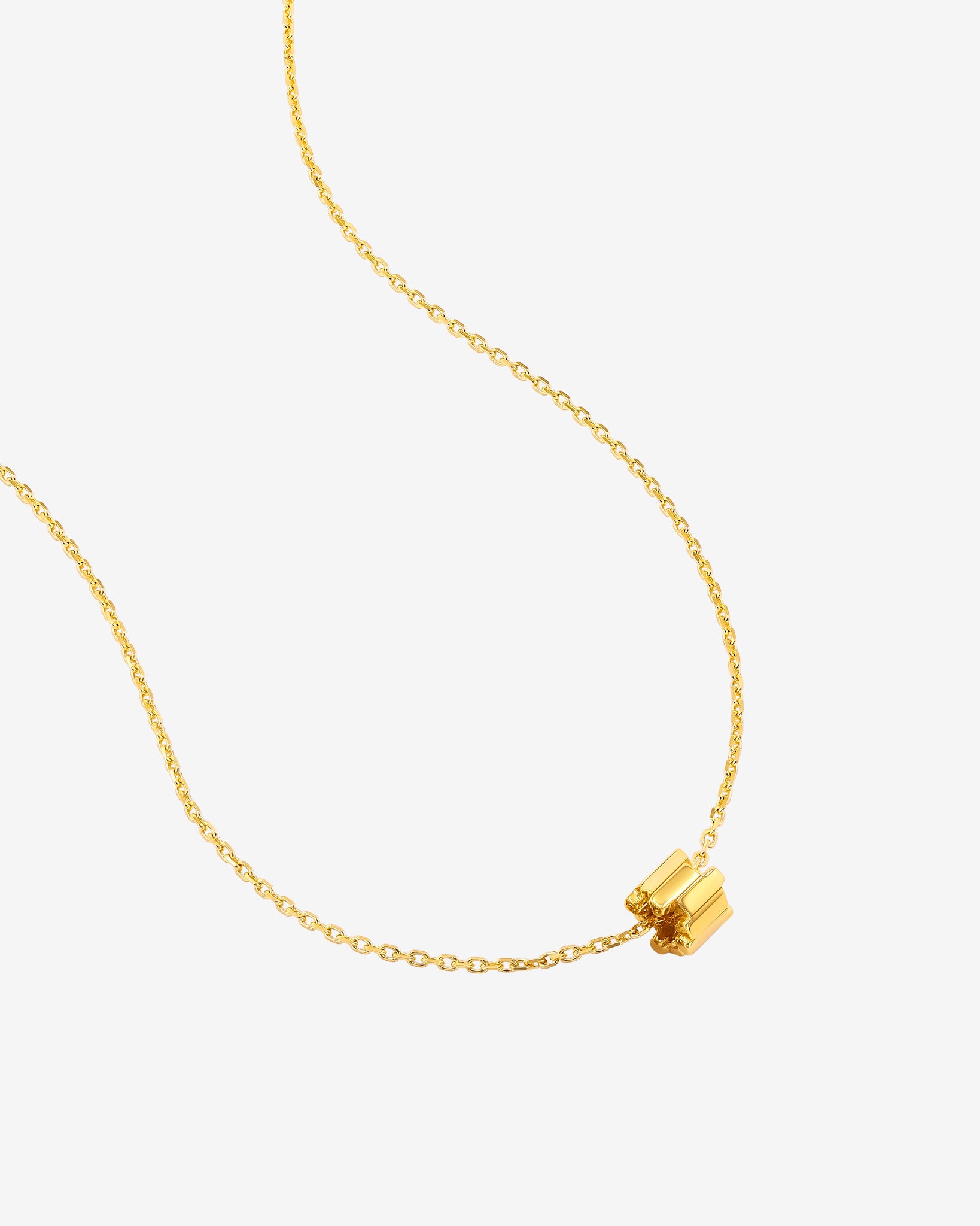 Infinite Golden Mini Rondelle Pendant | Suzanne Kalan®