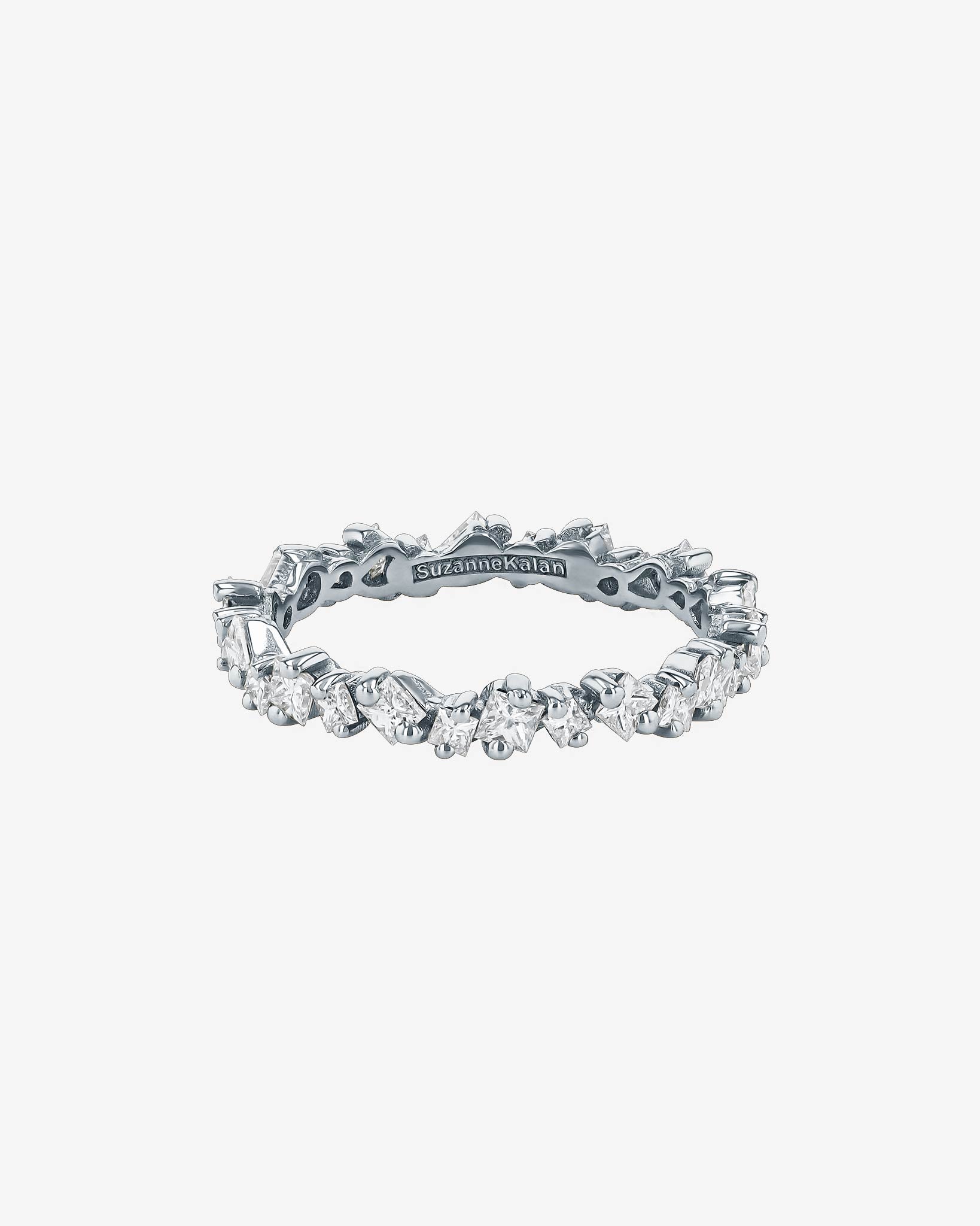 Suzanne Kalan La Fantaisie Cosmic Diamond Eternity Band in 18k white gold