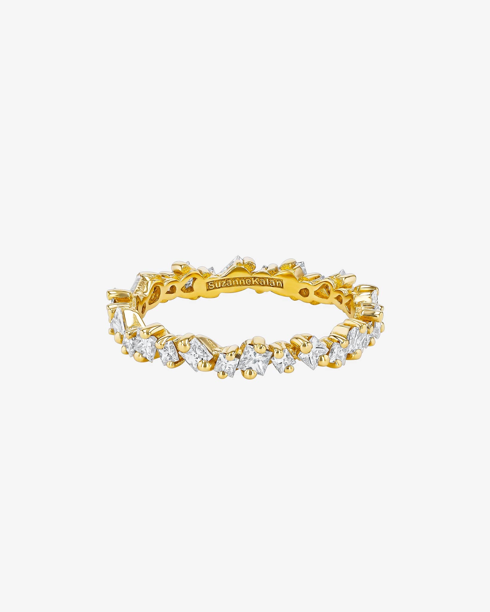 Suzanne Kalan La Fantaisie Cosmic Diamond Eternity Band in 18k yellow gold