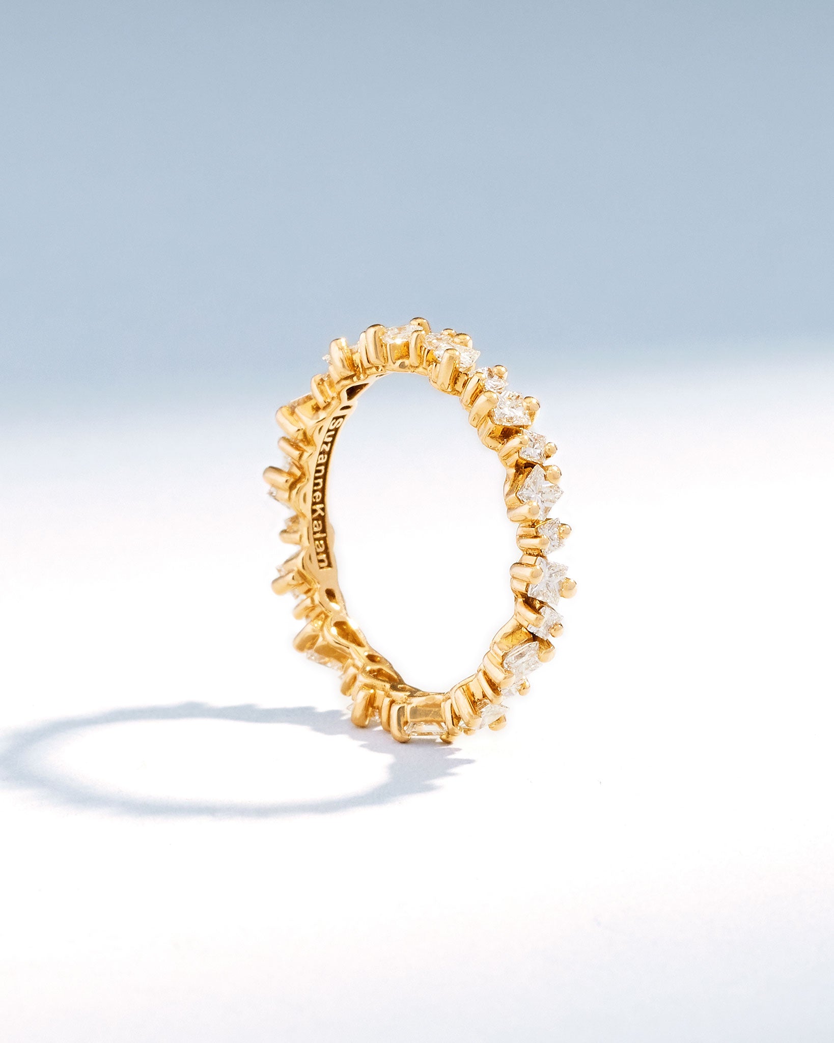 Suzanne Kalan La Fantaisie Cosmic Diamond Eternity Band in 18k yellow gold