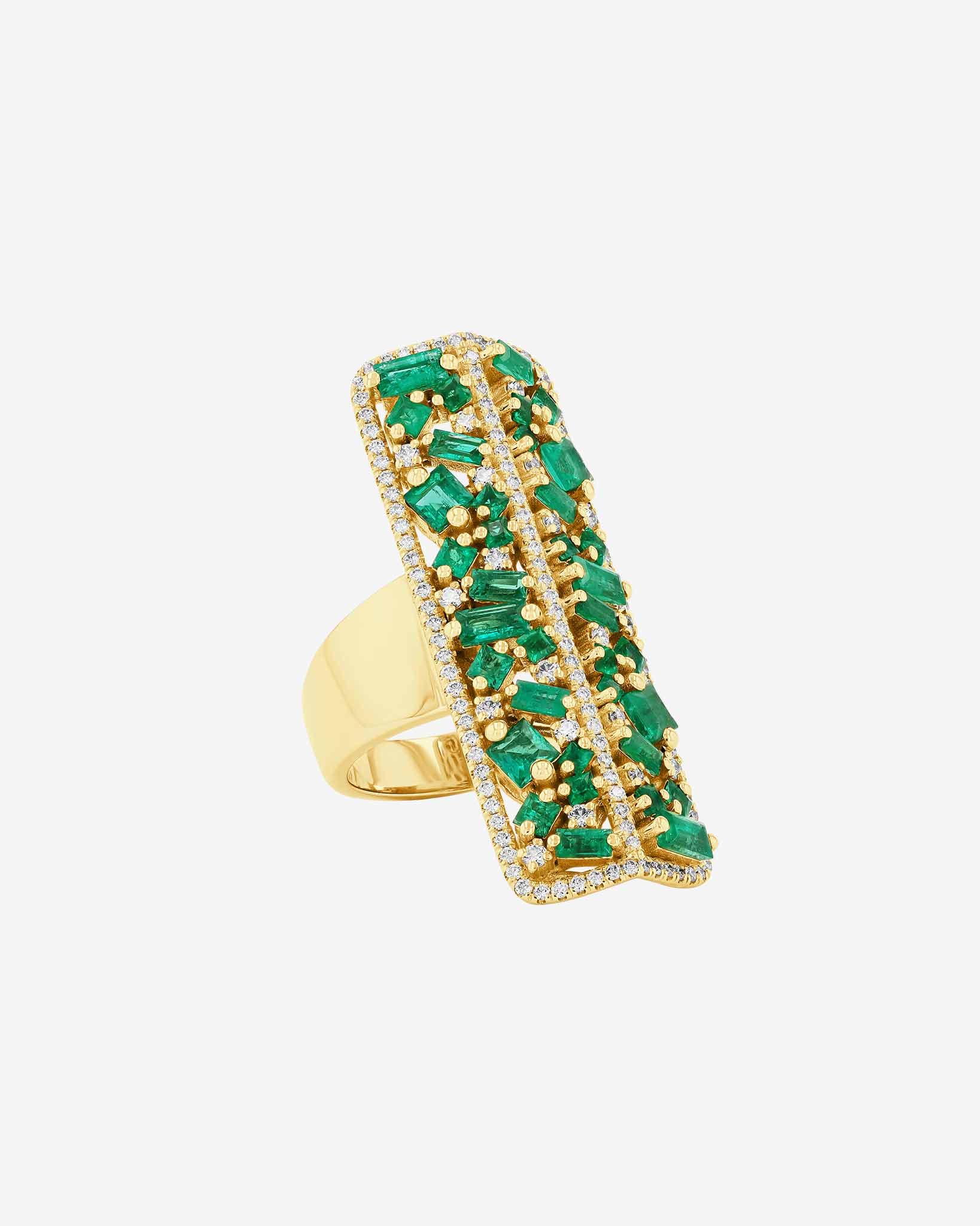 La Fantaisie Sunbeam Emerald Ring