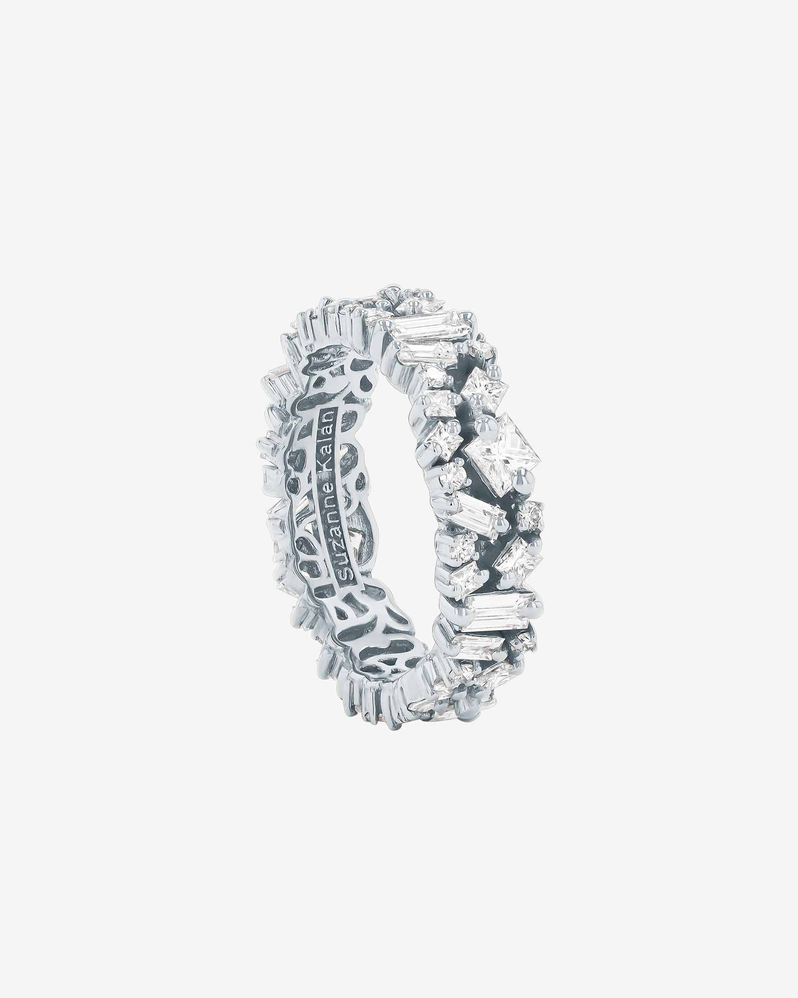 Suzanne Kalan La Fantaisie Diamond Eternity Band in 18k white gold