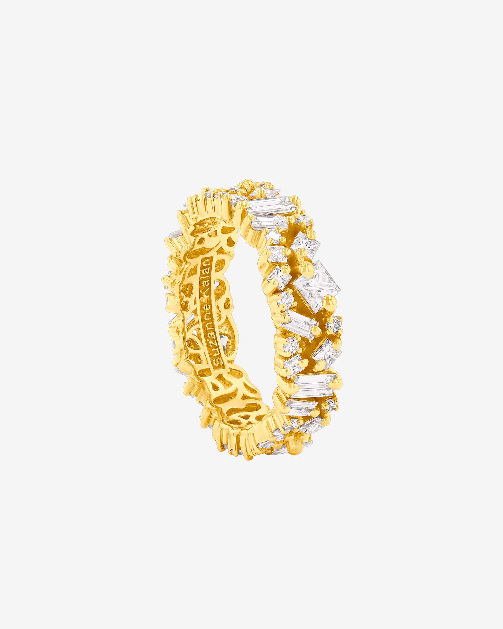 Suzanne Kalan La Fantaisie Diamond Eternity Band in 18k yellow gold