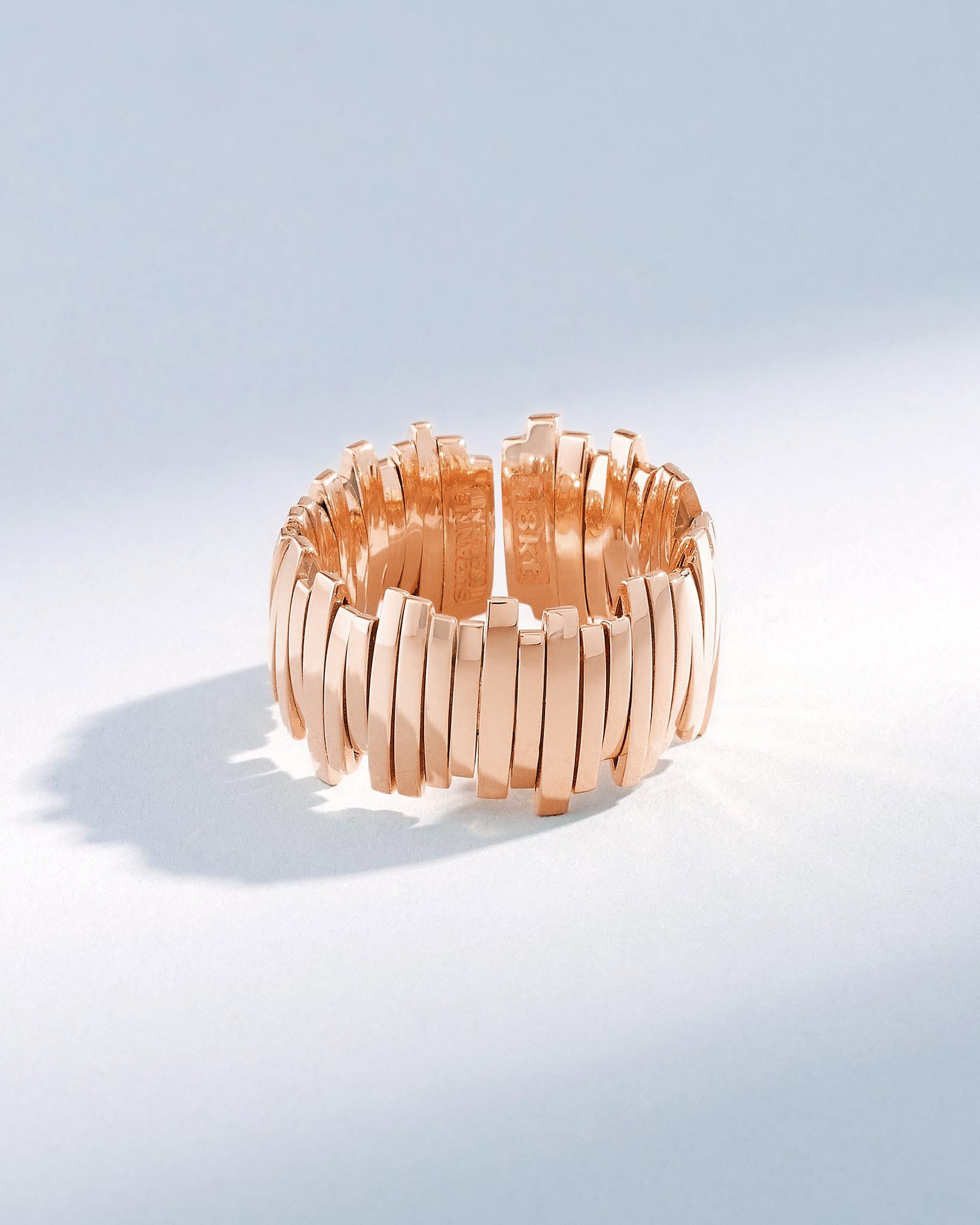 Suzanne Kalan Classic Gold Milli Band in 18k rose gold