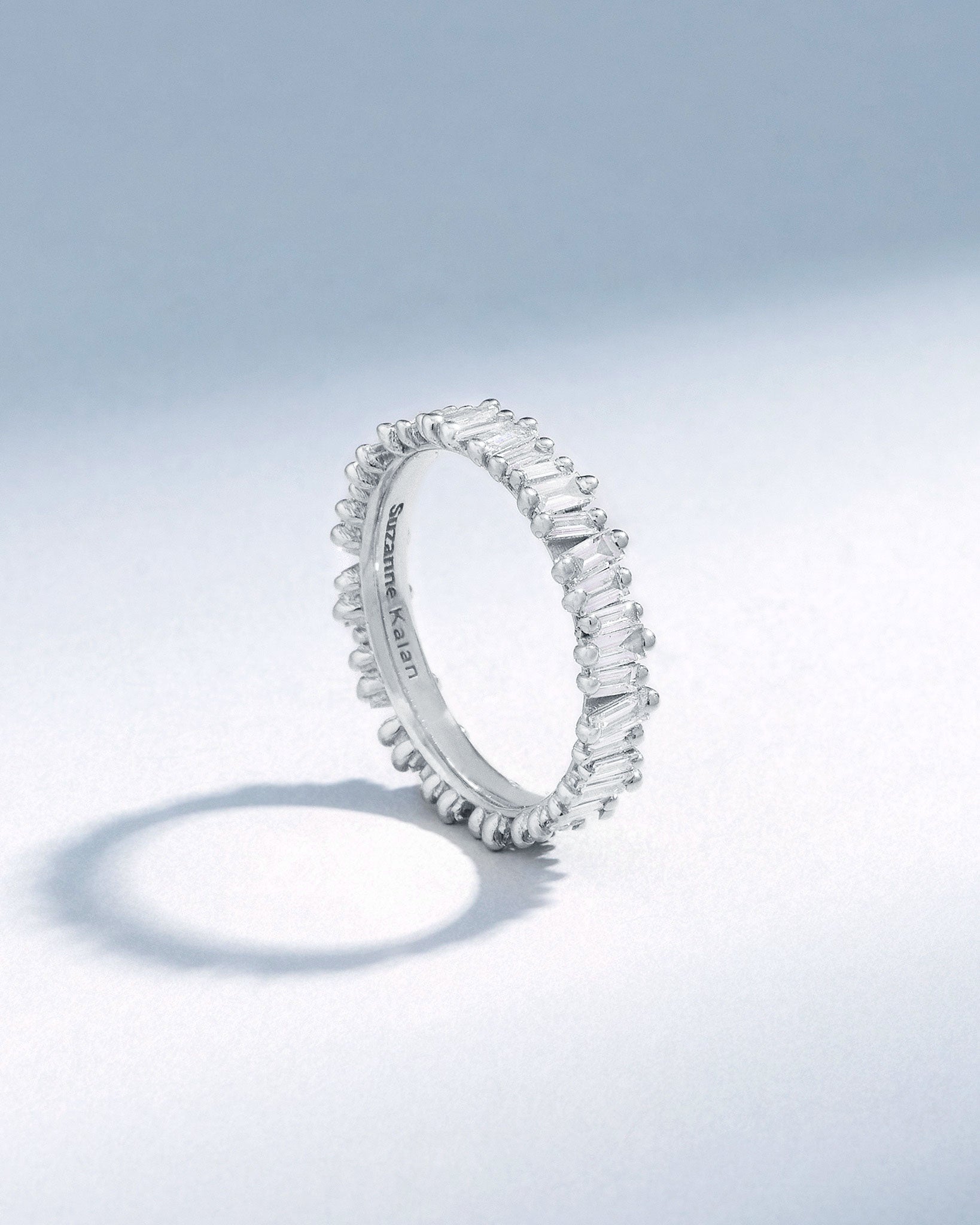 Suzanne Kalan Classic Diamond Eternity Band in 18k white gold