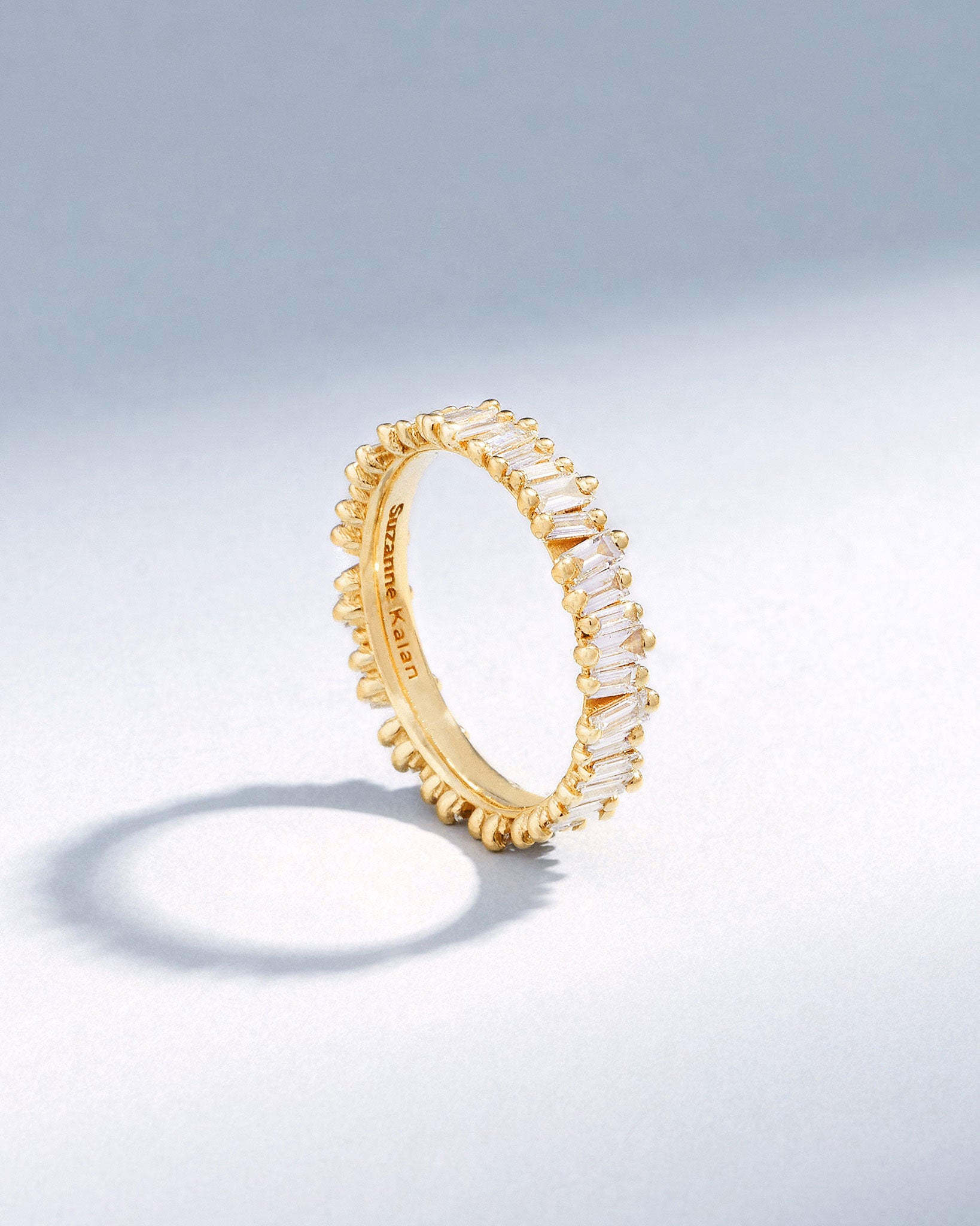 Suzanne Kalan Classic Diamond Eternity Band in 18k yellow gold