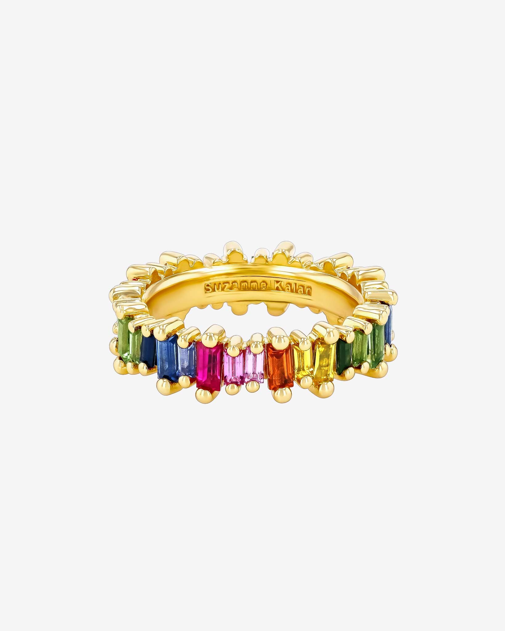 Bold Rainbow Sapphire Eternity Band | Suzanne Kalan®