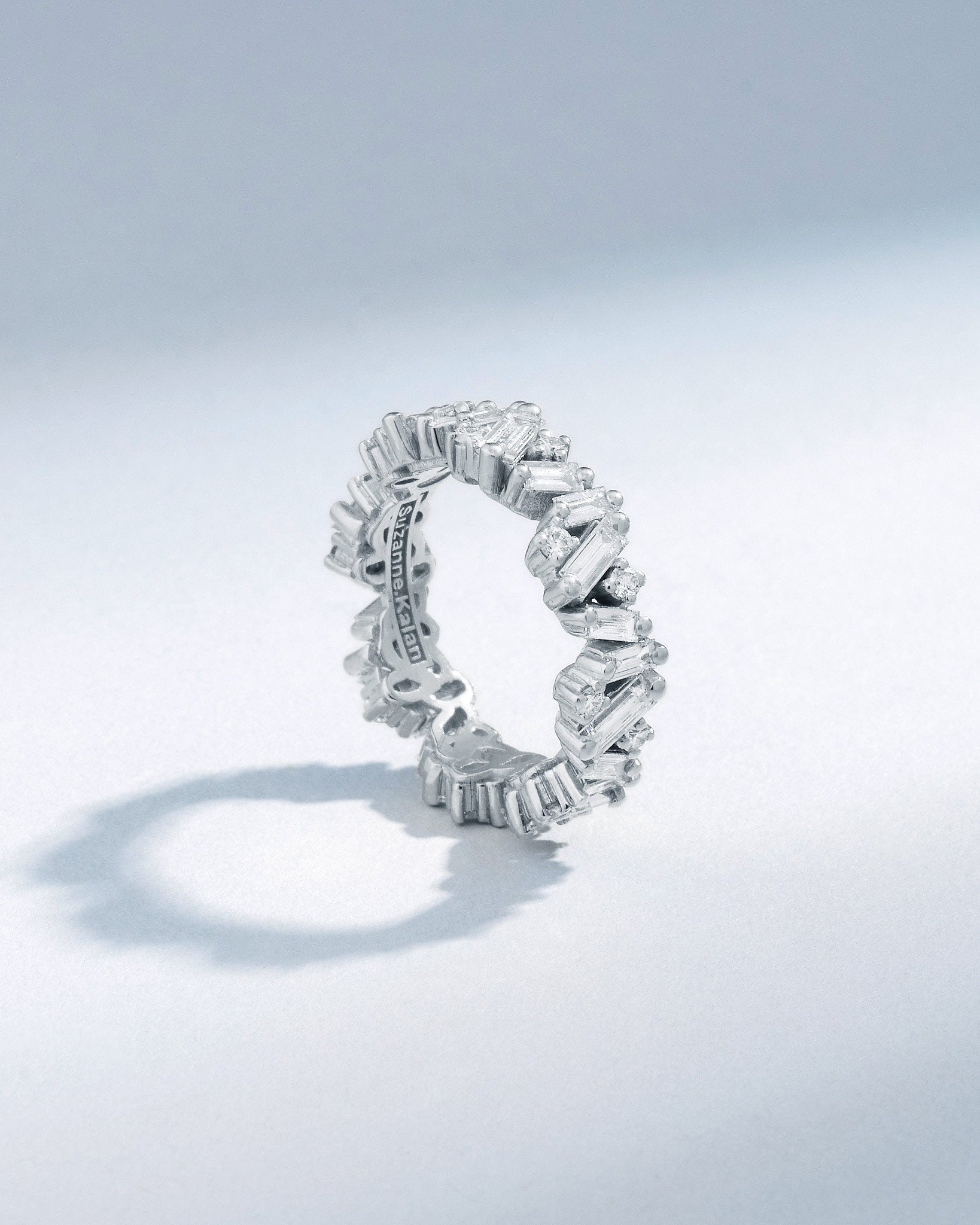 Suzanne Kalan Frenzy Diamond Eternity Band in 18k white gold