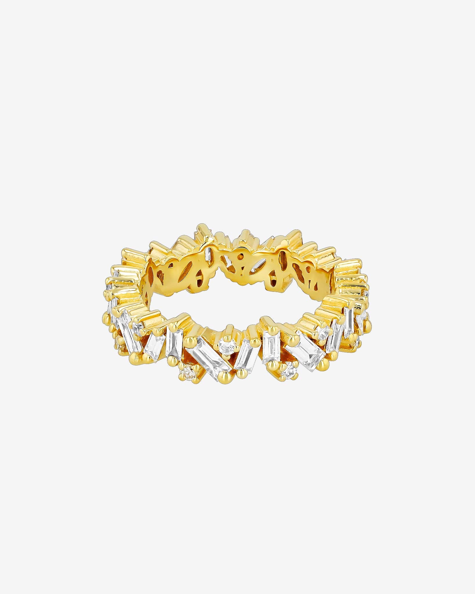 Suzanne Kalan Frenzy Diamond Eternity Band in 18k yellow gold