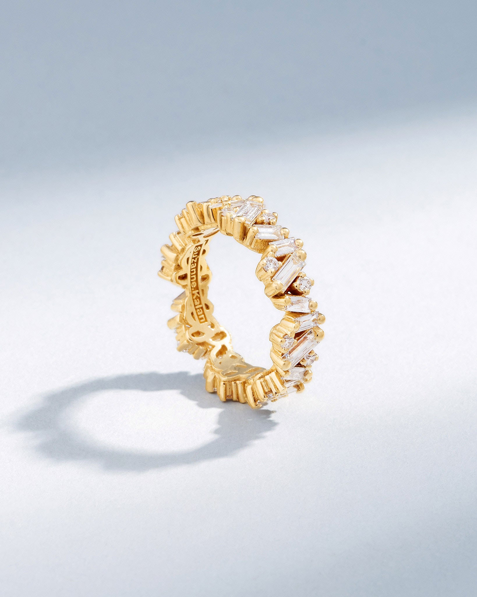 Suzanne Kalan Frenzy Diamond Eternity Band in 18k yellow gold