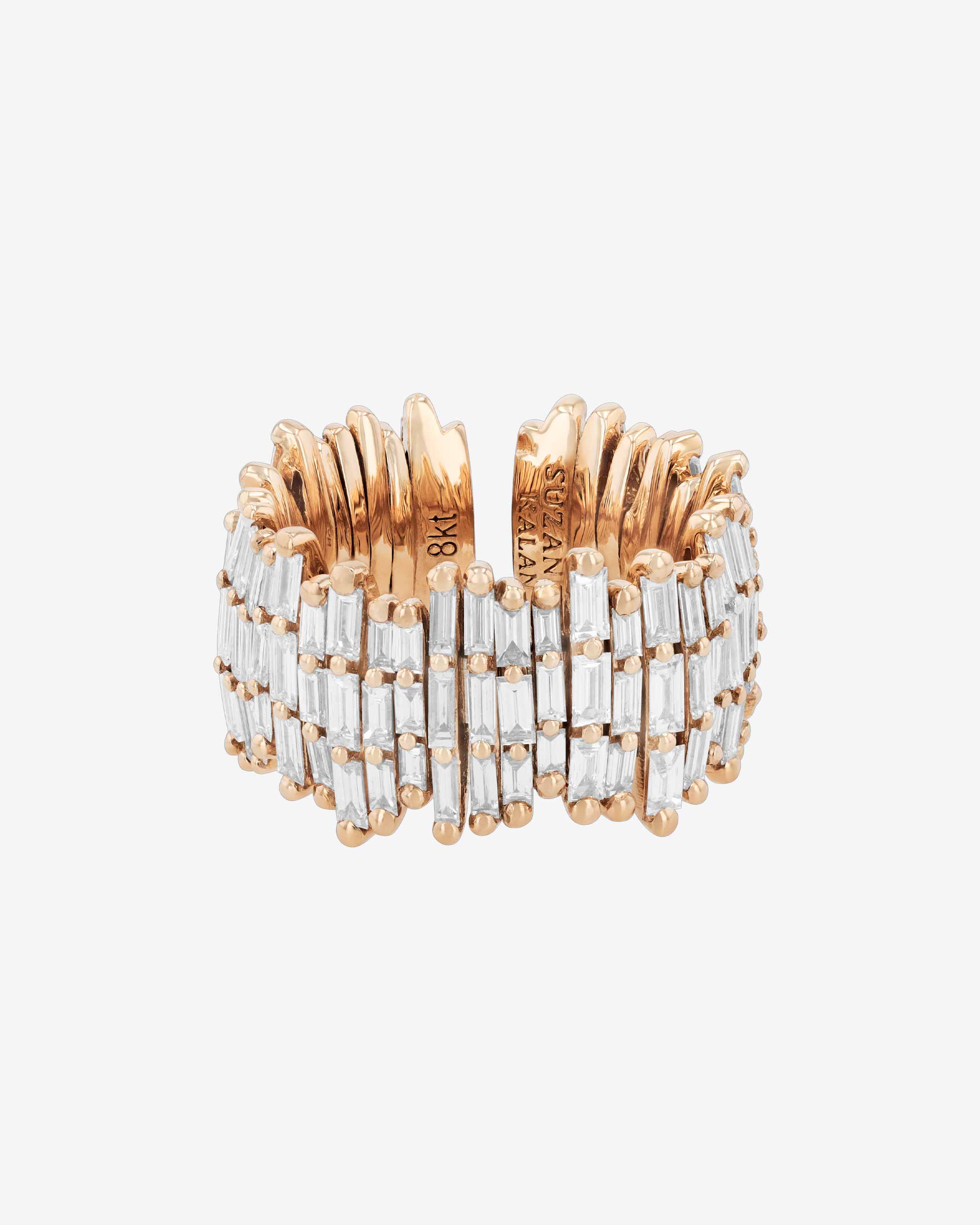 Classic Gold Full Baguette Milli Eternity Band