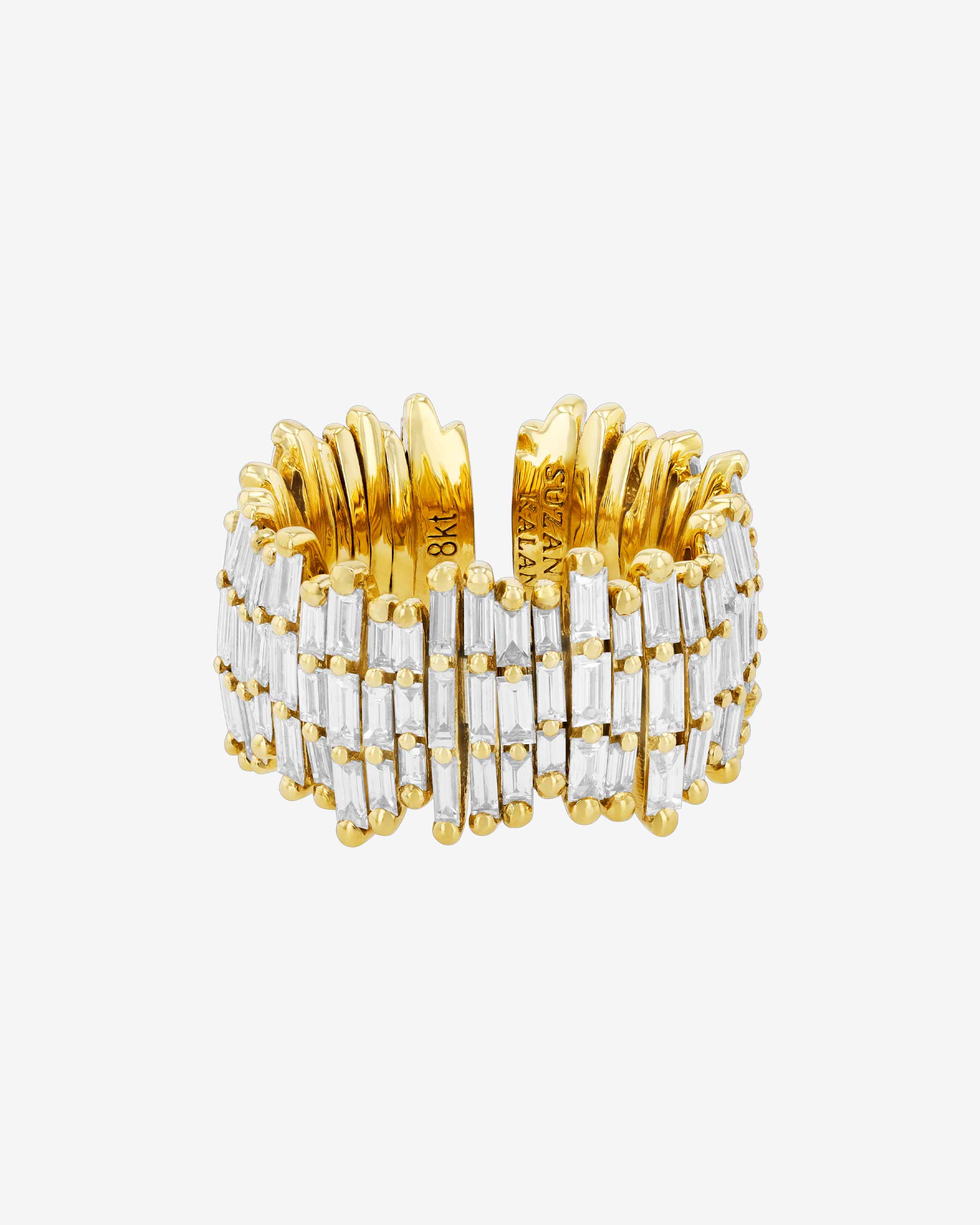 Classic Gold Full Baguette Milli Eternity Band