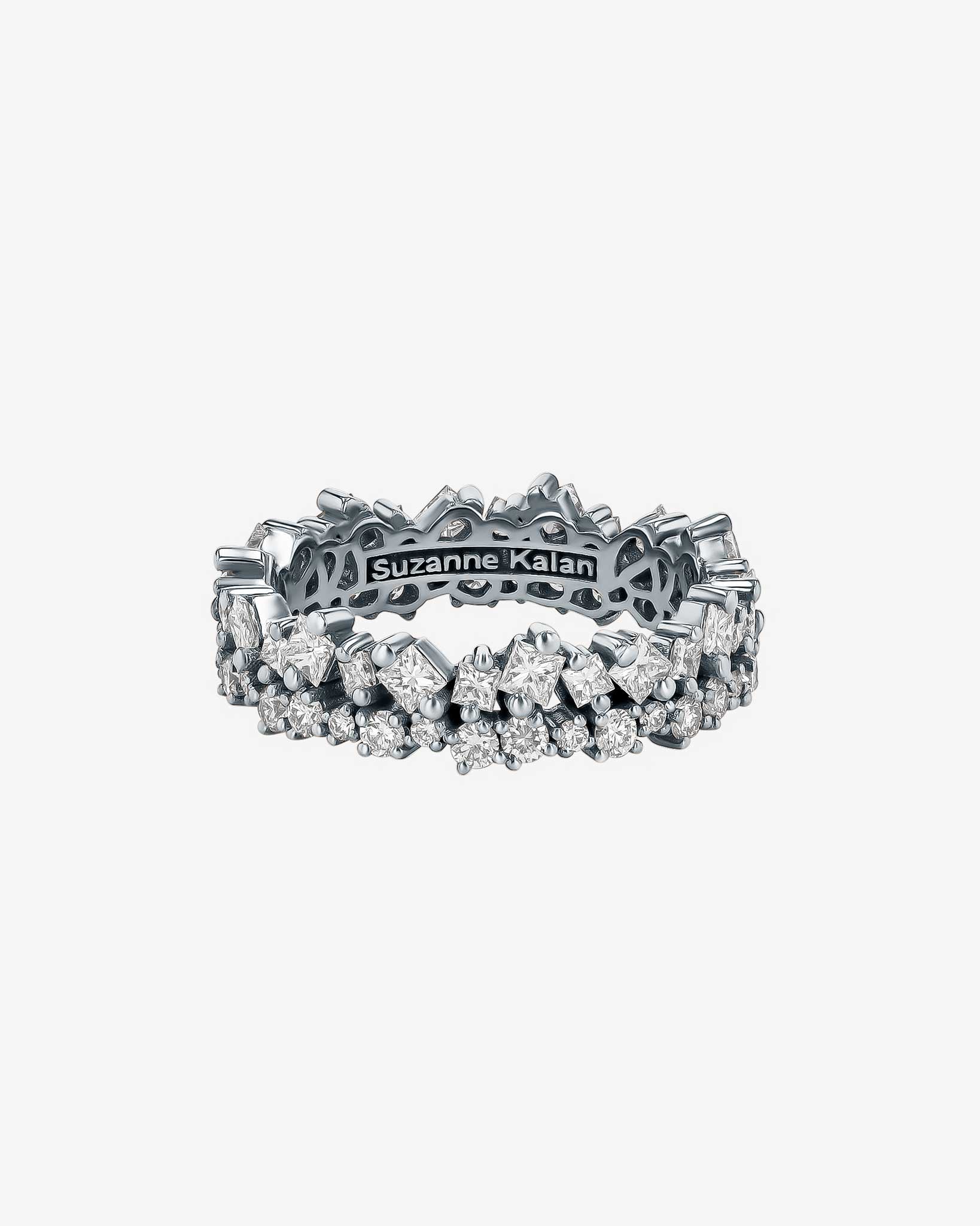 La Fantaisie Short Stack Diamond Eternity Band