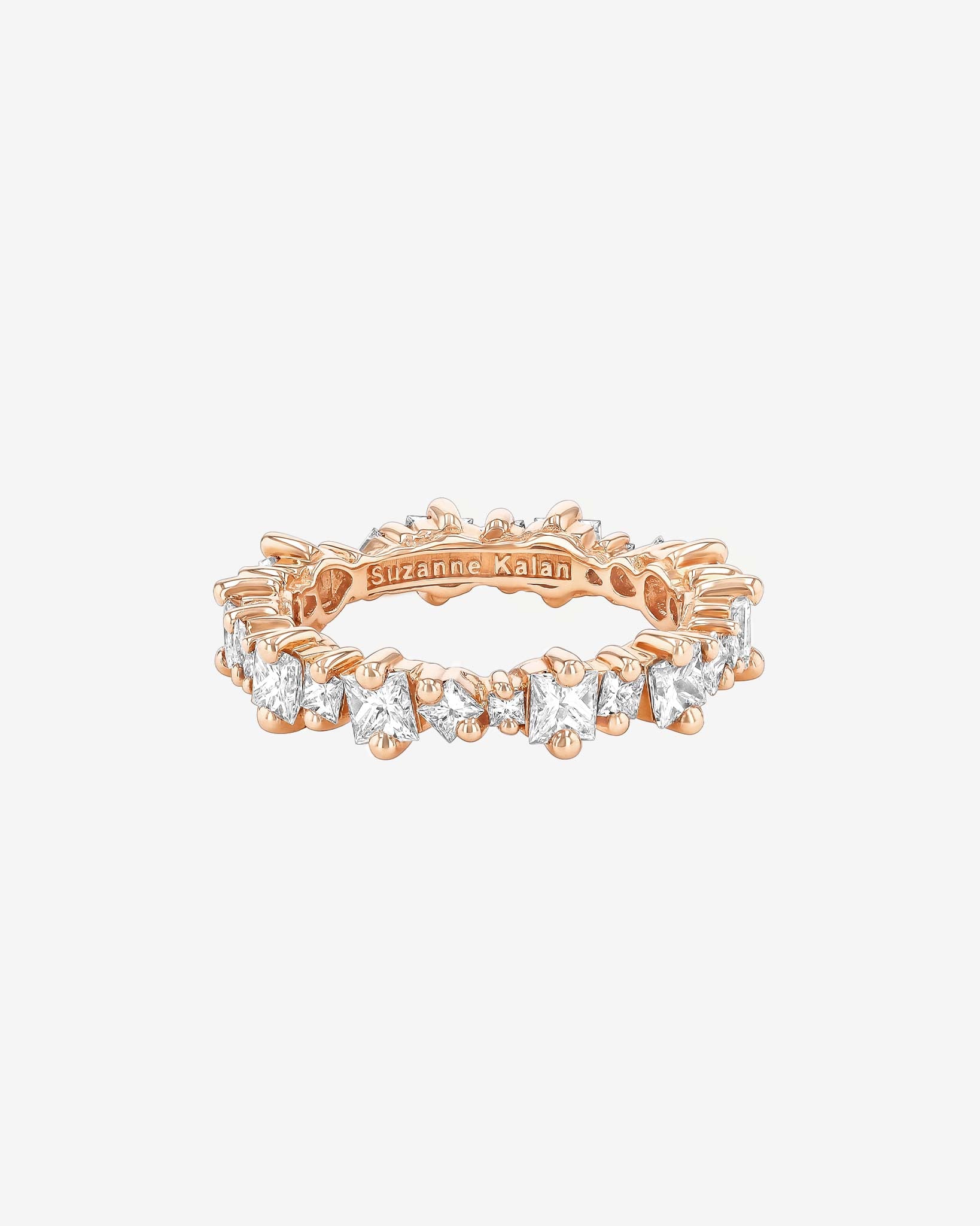 Suzanne Kalan Princess Anna Diamond Eternity Band in 18k rose gold
