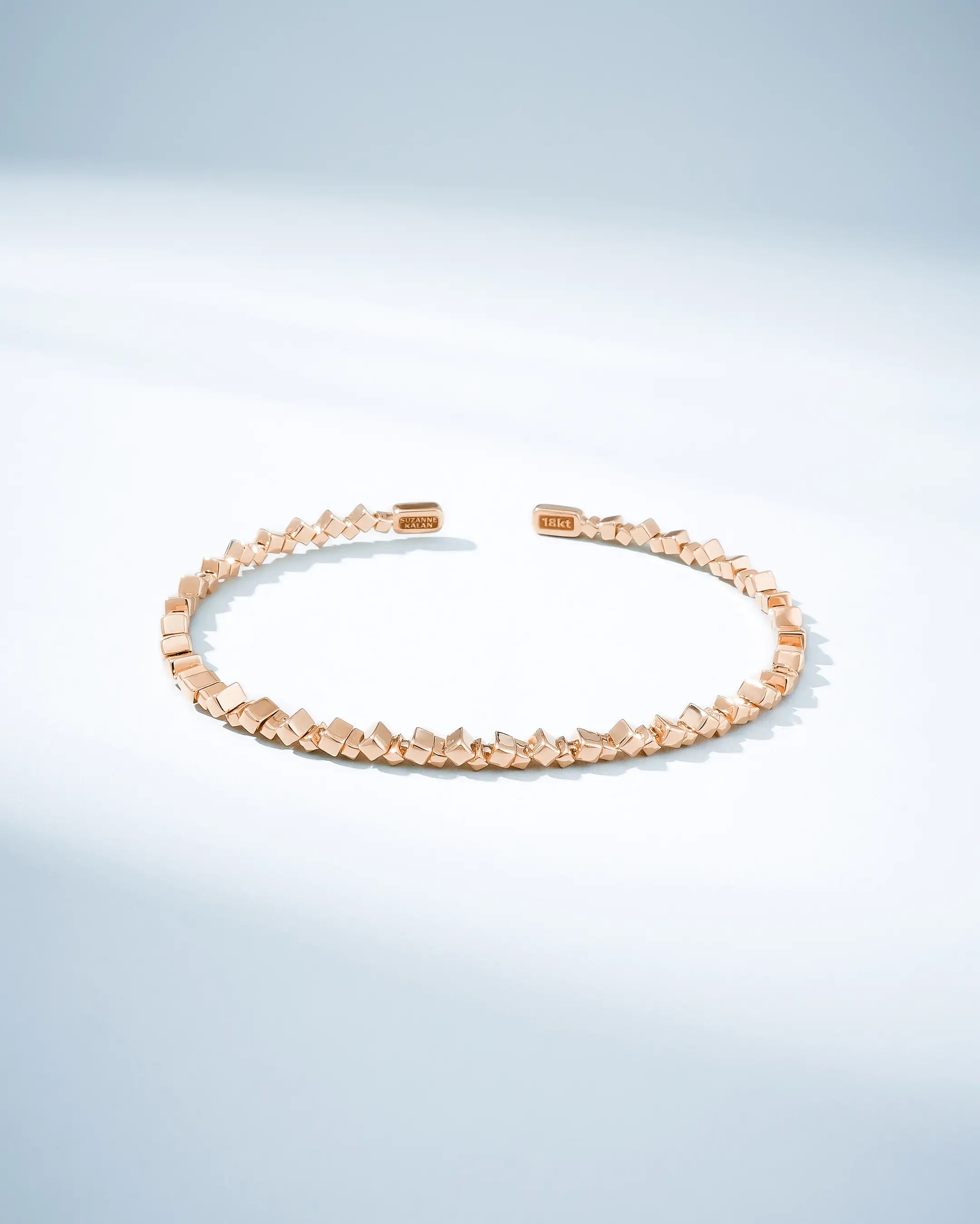Suzanne Kalan Golden Mini Bangle in 18k rose gold