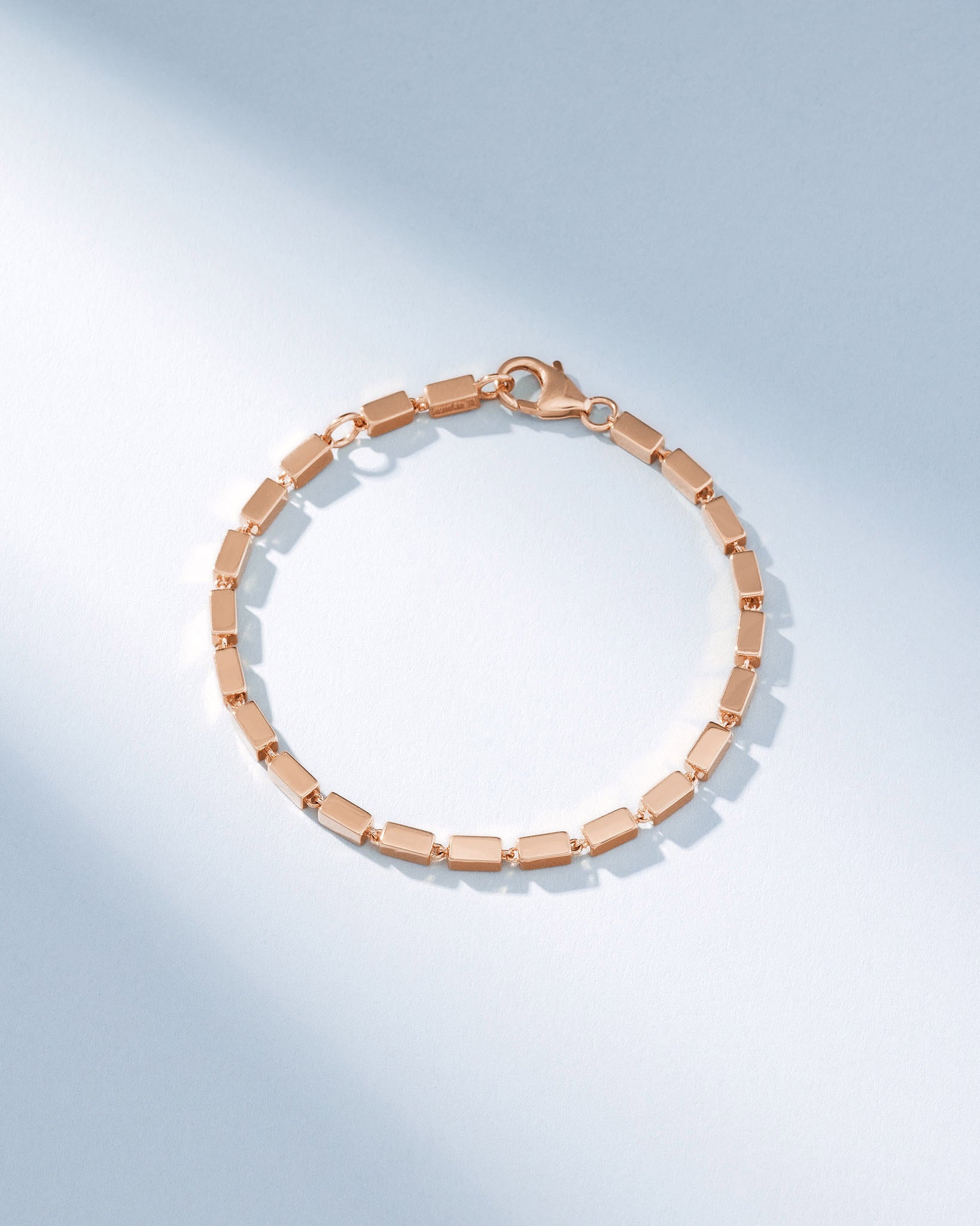 Suzanne Kalan Block-Chain Thick Bracelet in 18k rose gold