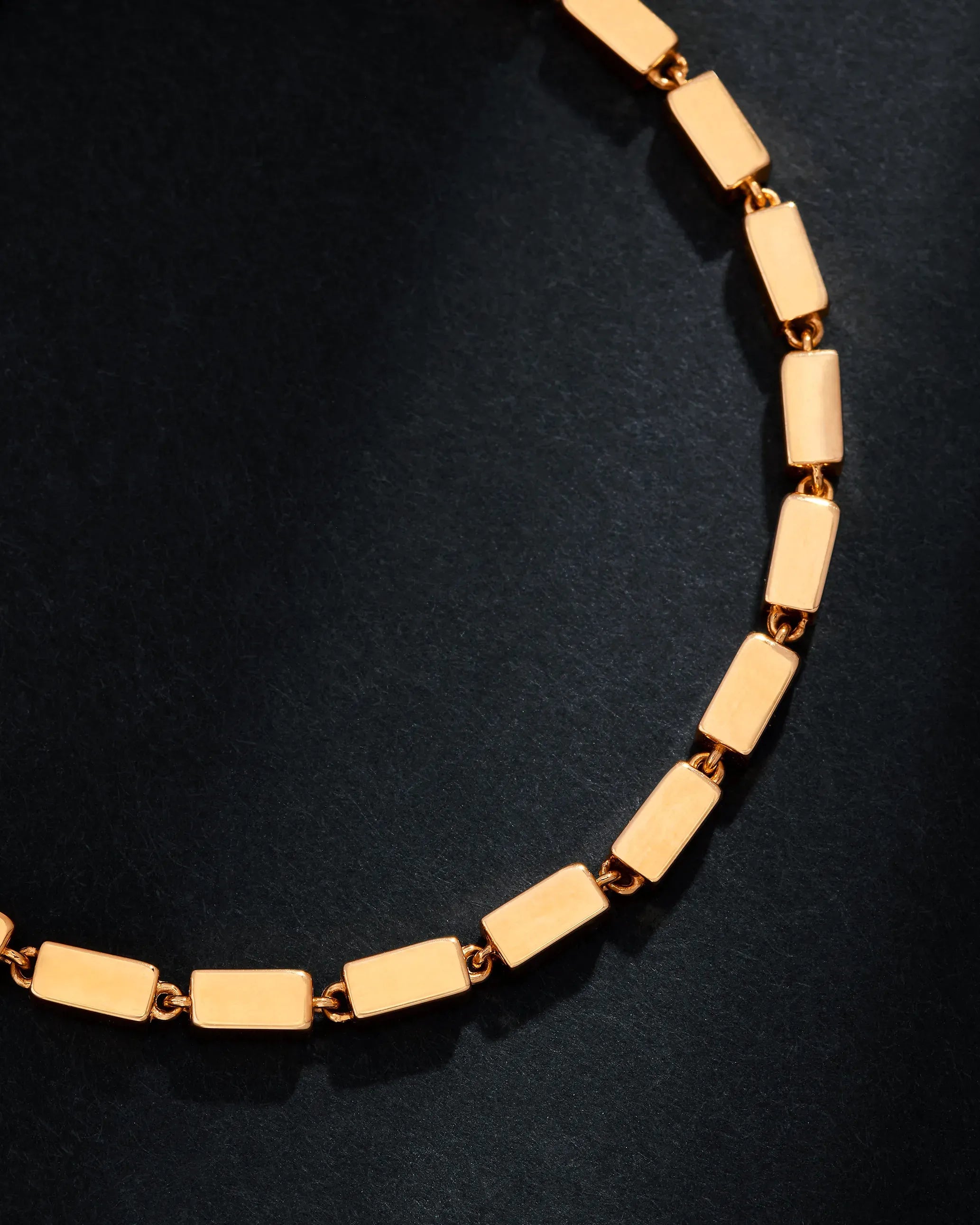 Suzanne Kalan Block-Chain Thick Bracelet in 18k rose gold