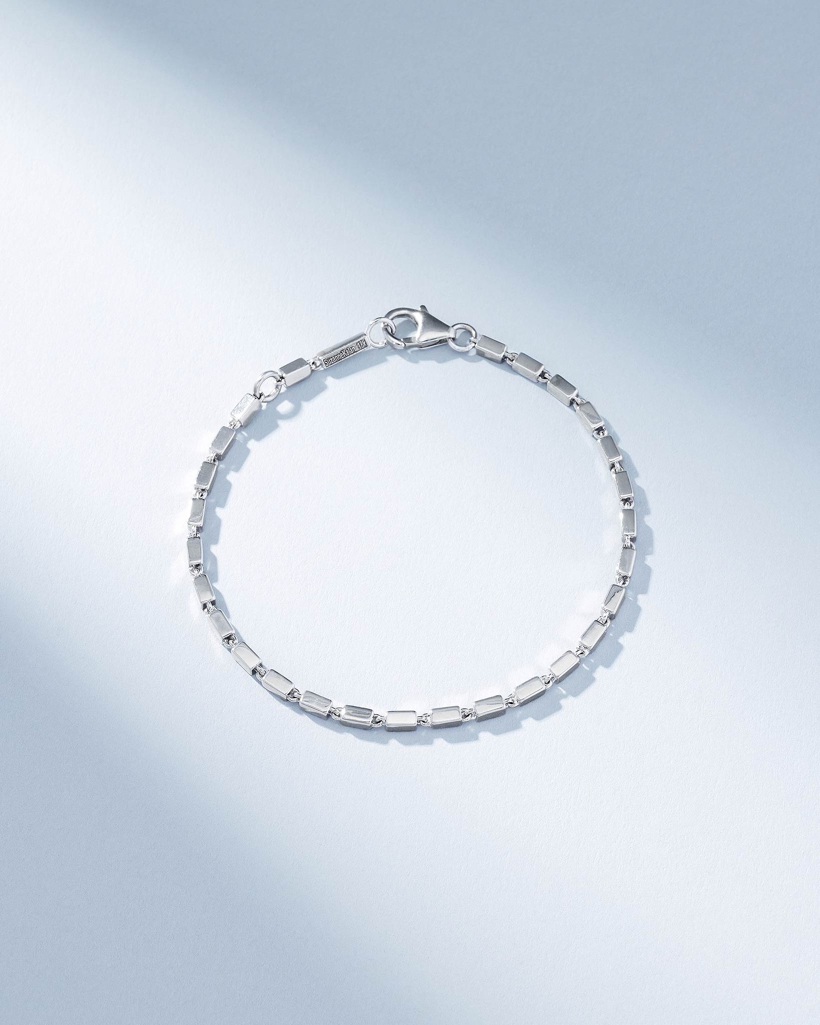 Suzanne Kalan Block-Chain Medium Bracelet 18k white gold