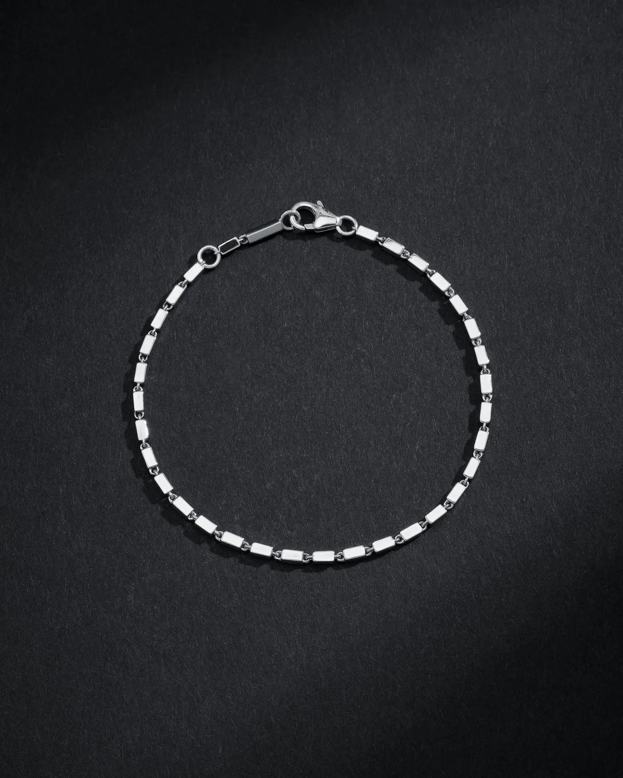 Suzanne Kalan Block-Chain Medium Bracelet in 18k white gold