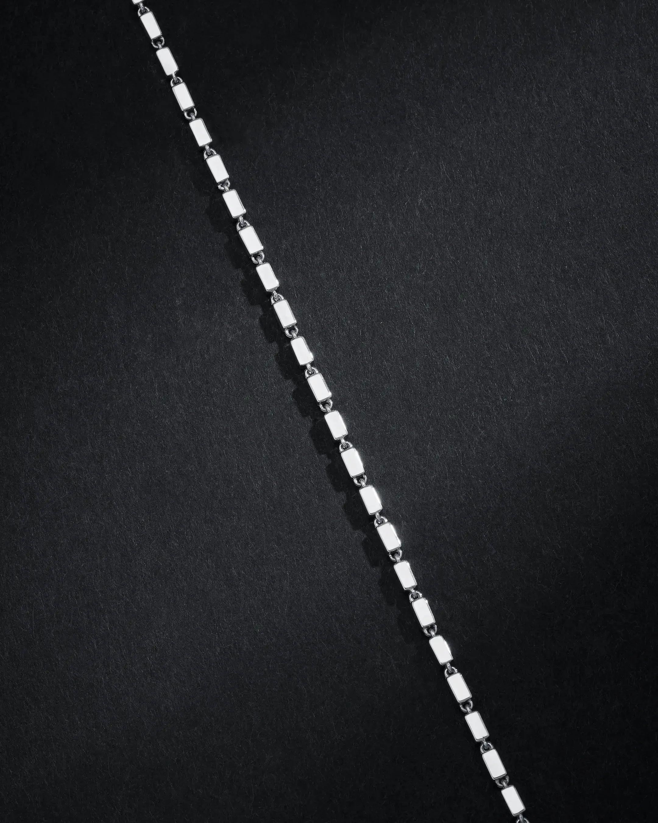 Suzanne Kalan Block-Chain Medium Bracelet in 18k white gold