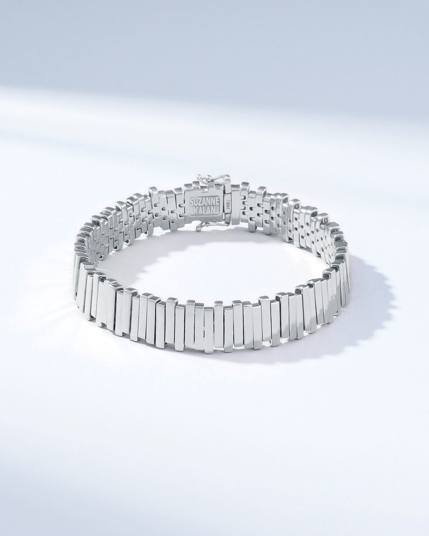 Suzanne Kalan Golden Stacker Tennis Bracelet in 18k white gold