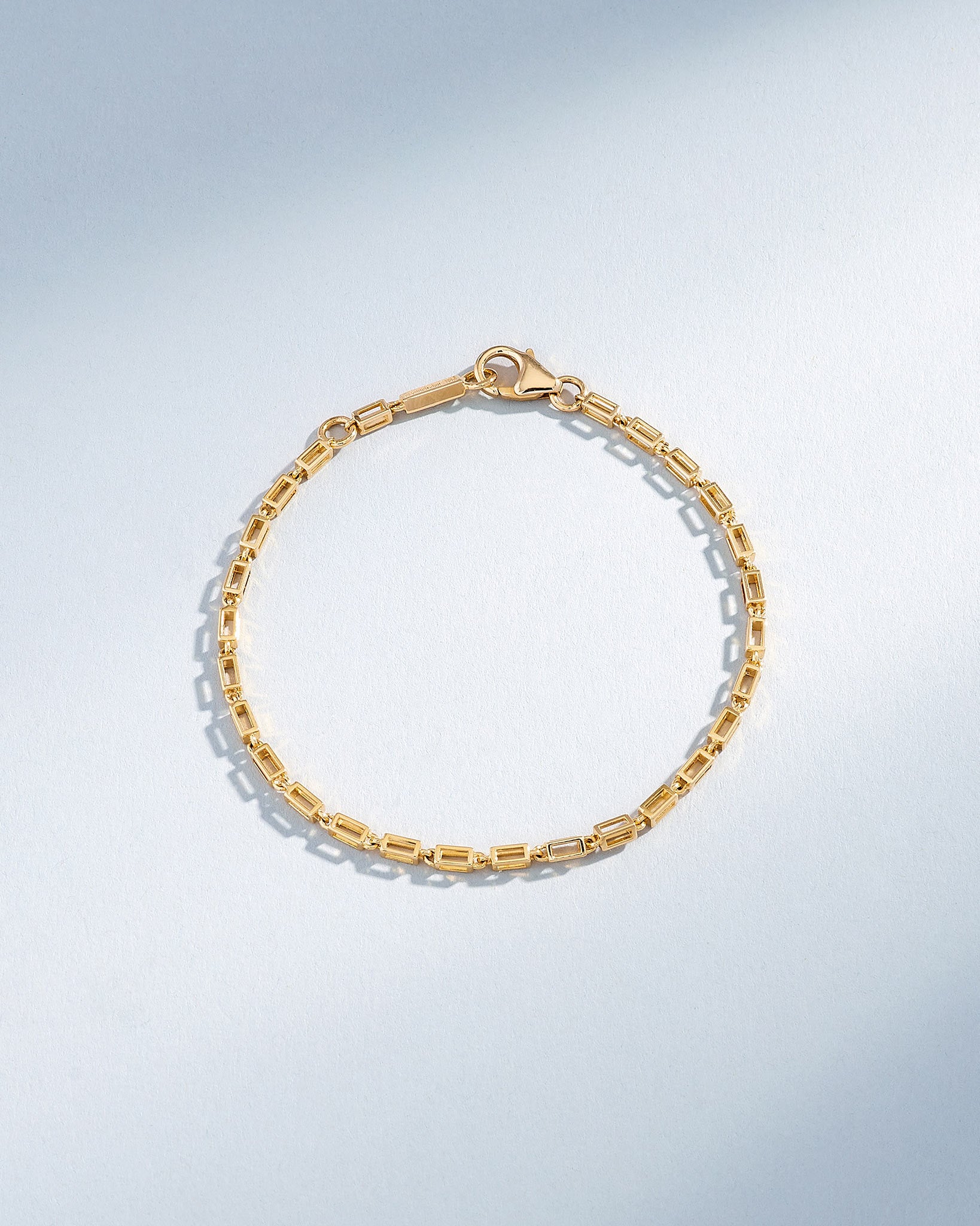 Suzanne Kalan Block-Chain Air Medium Bracelet in 18k yellow gold
