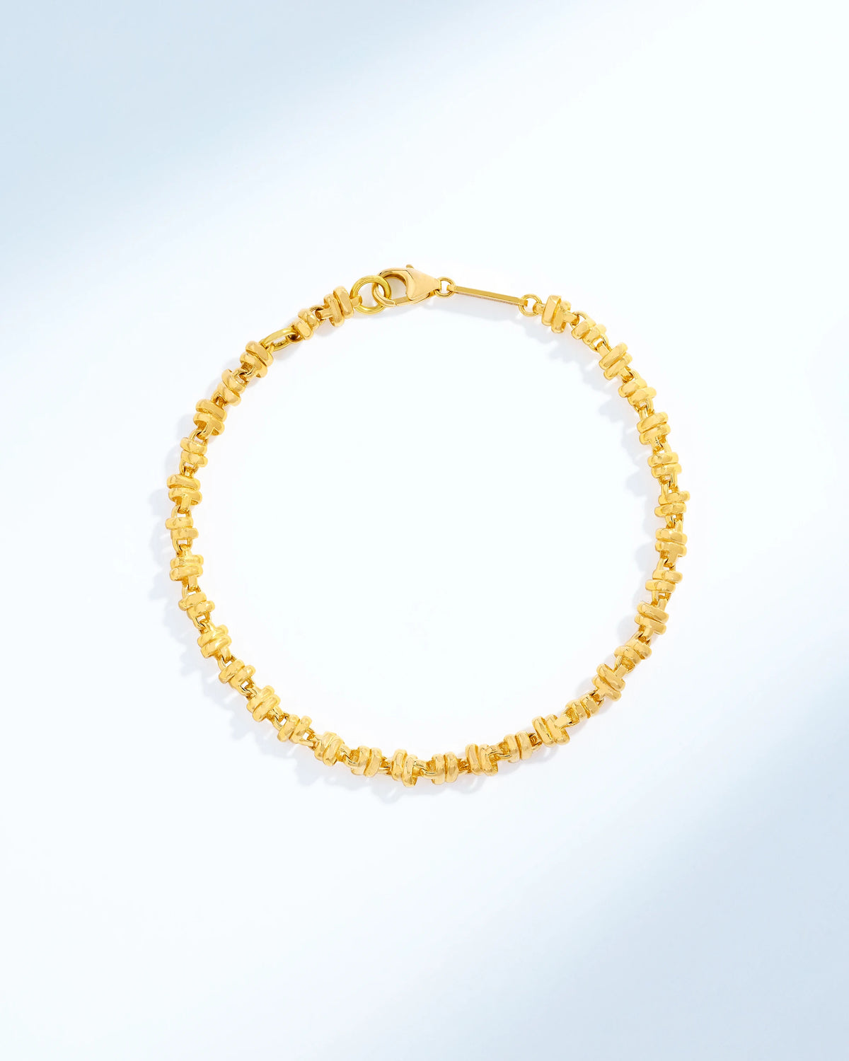Suzanne Kalan Gilded Cluster Chain Bracelet in 18k yellow gold