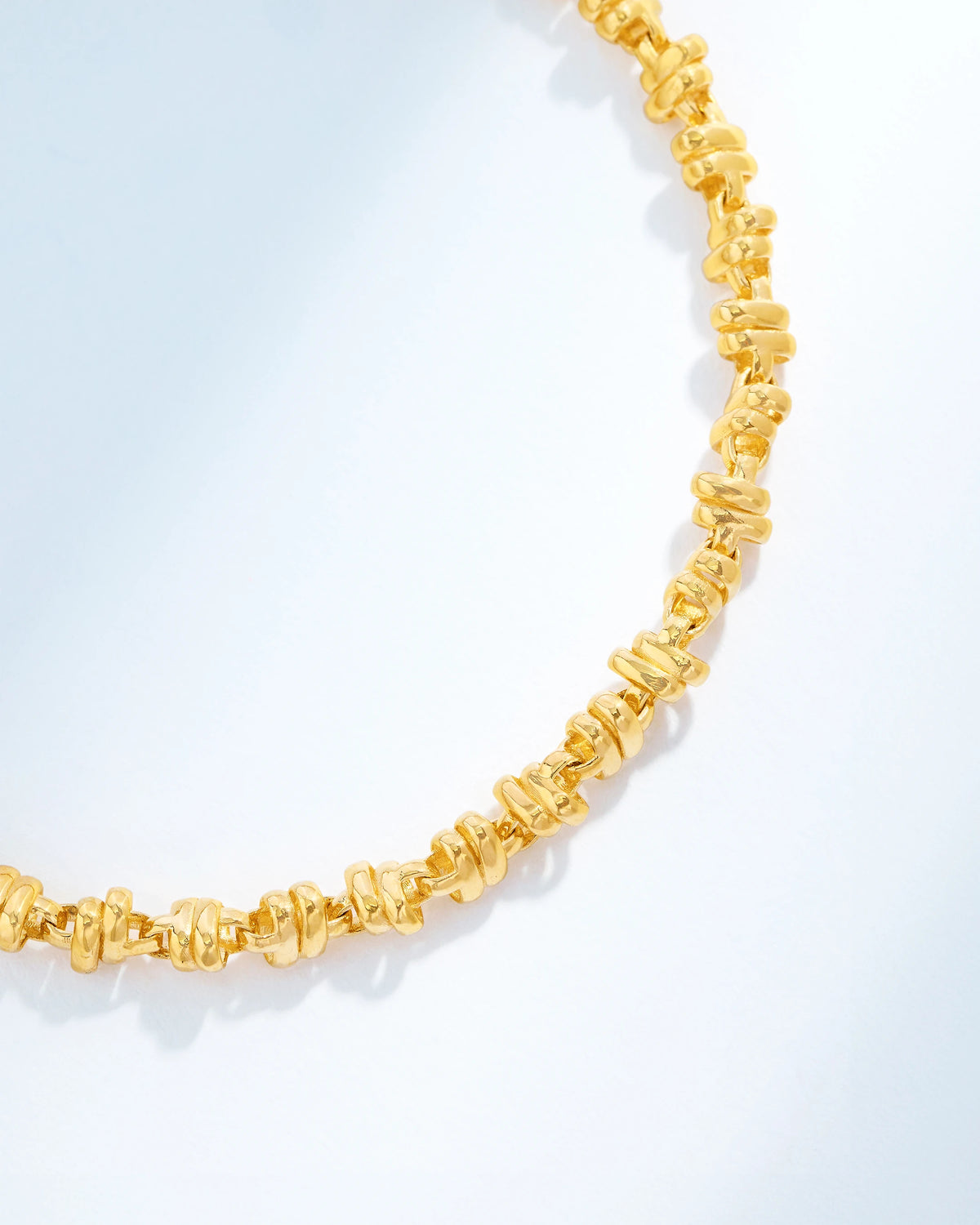 Suzanne Kalan Gilded Cluster Chain Bracelet in 18k yellow gold