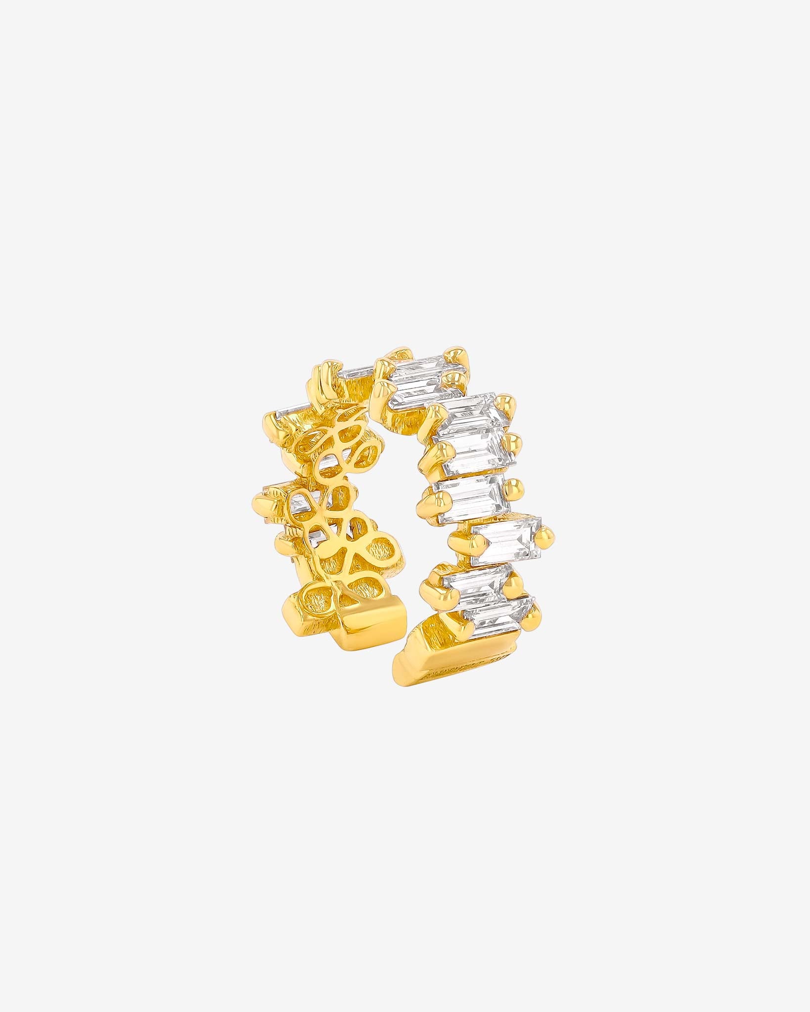 Suzanne Kalan Classic Diamond Ear Cuff in 18k yellow gold