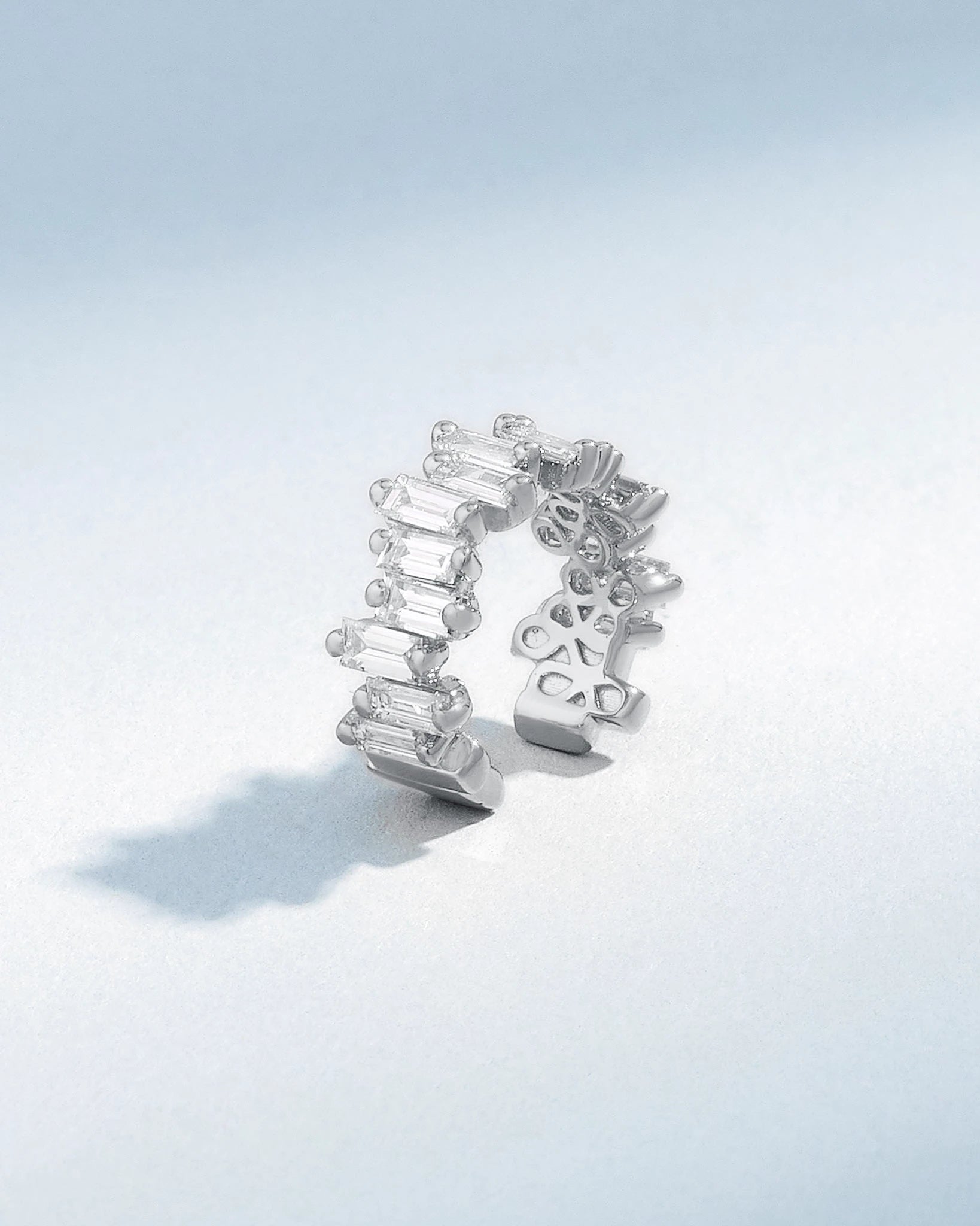 Suzanne Kalan Classic Diamond Ear Cuff in 18k white gold