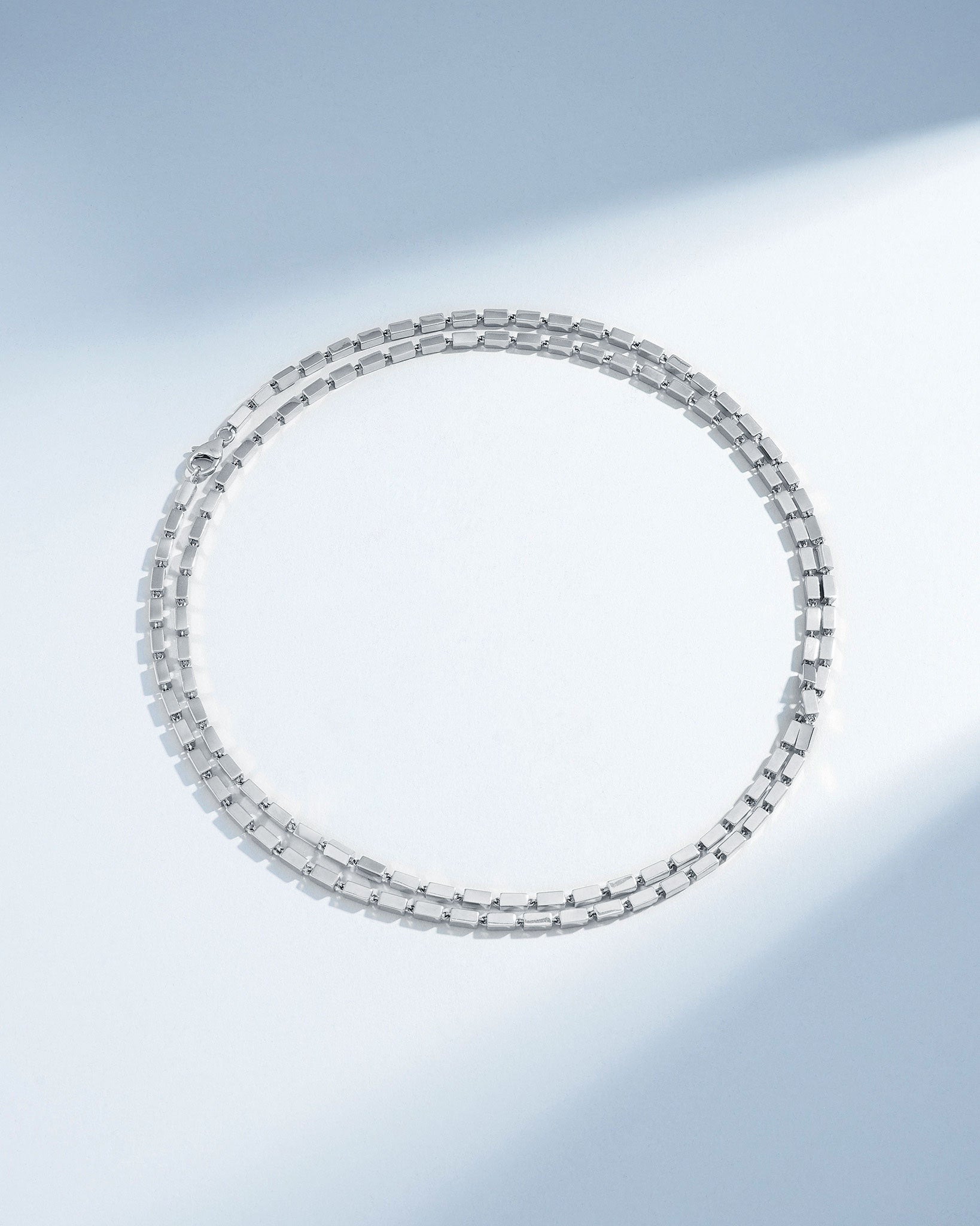 Suzanne Kalan Block-Chain Thick 36" Necklace in 18k white gold