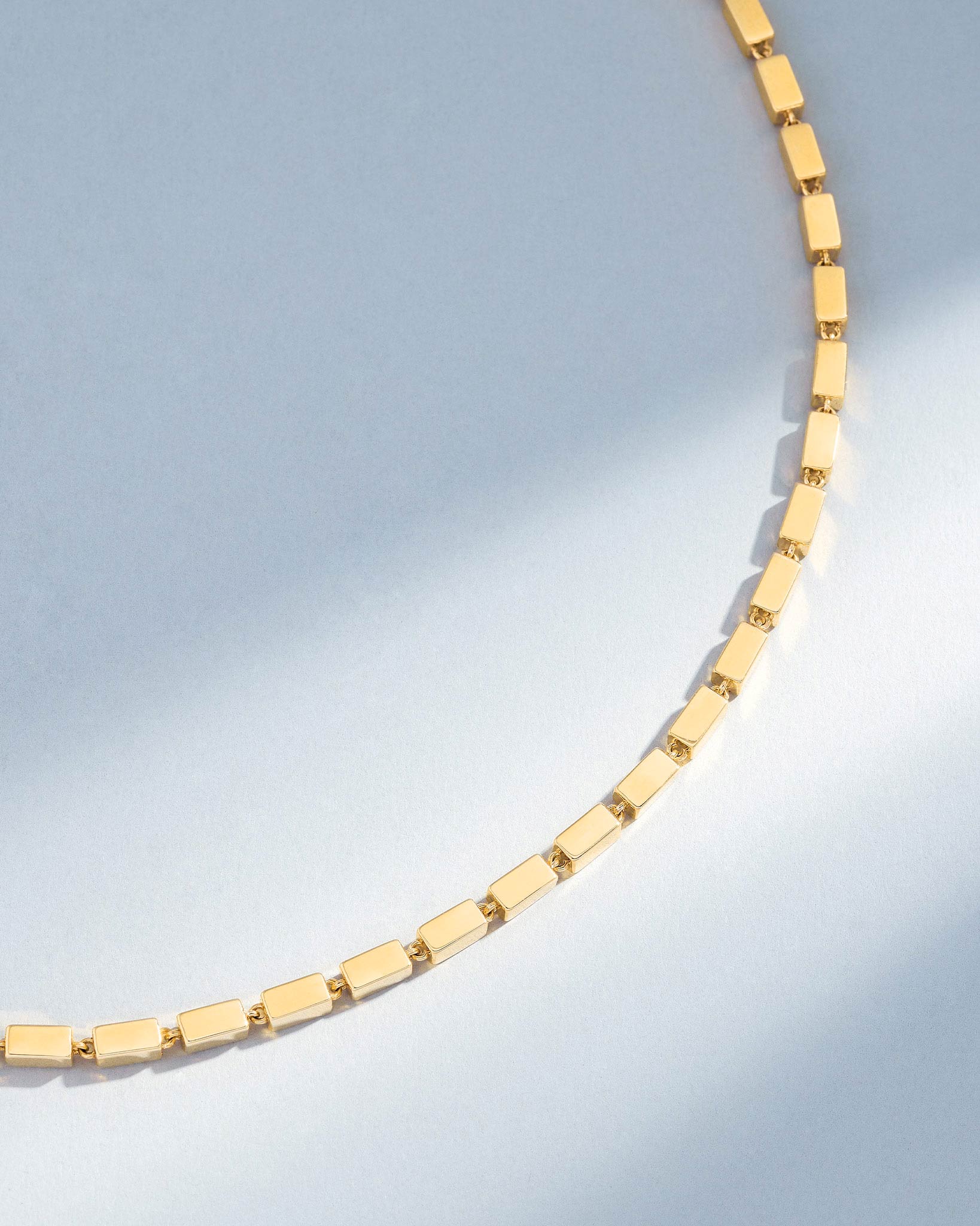 Suzanne Kalan Block-Chain Thick Necklace in 18k yellow gold