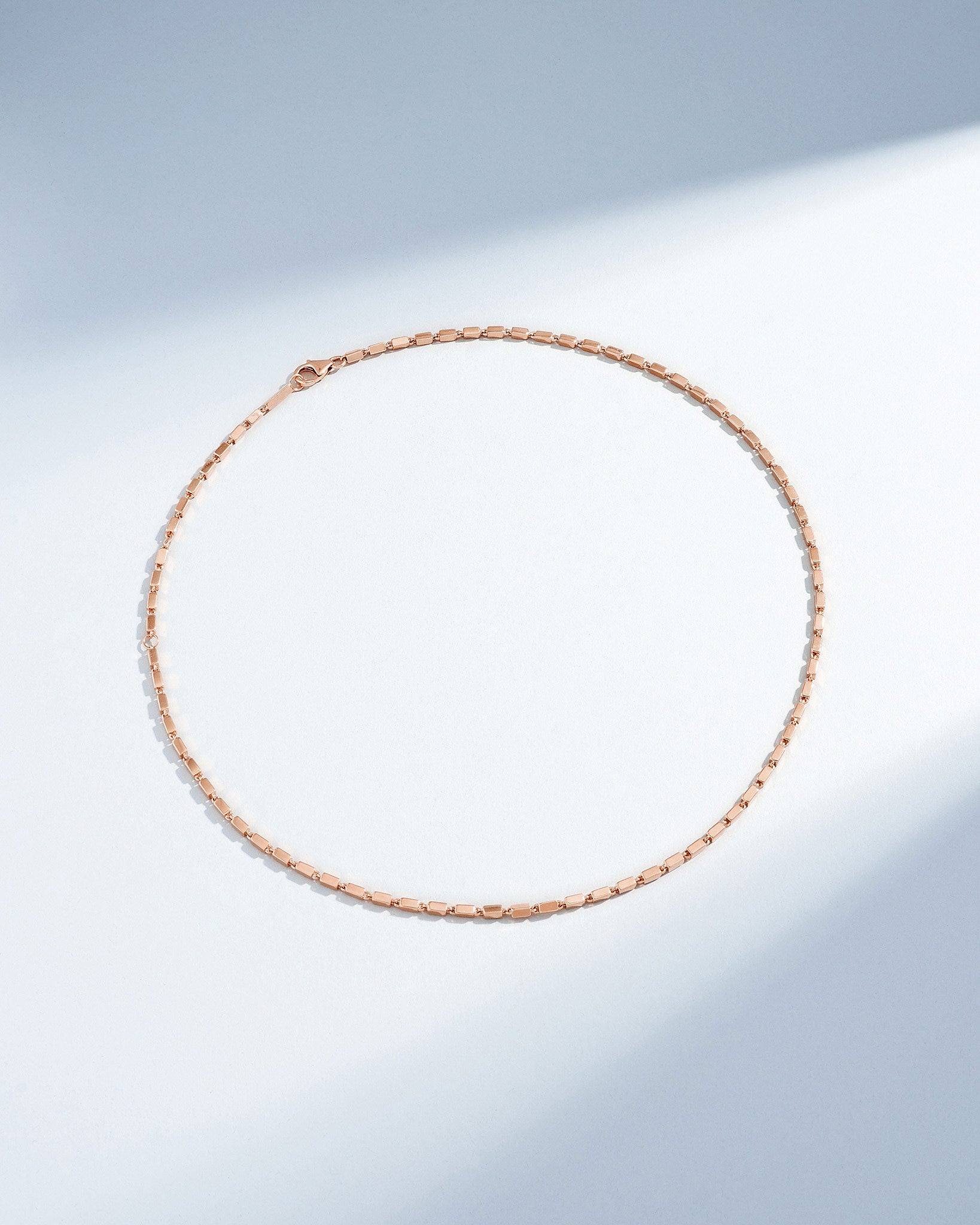 Suzanne Kalan Block-Chain Medium Necklace in 18k rose gold