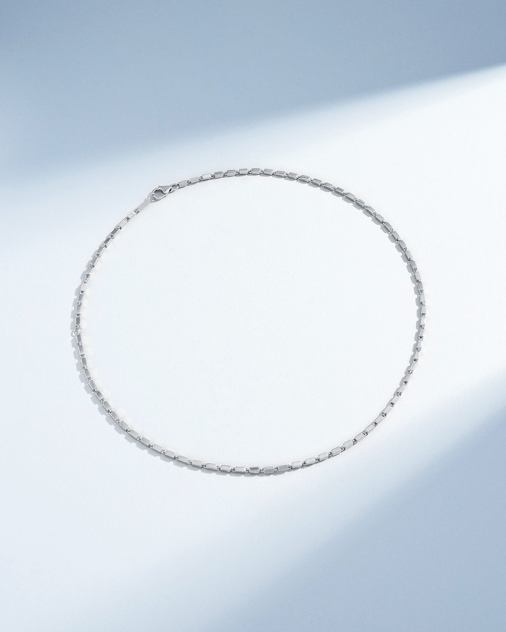 Suzanne Kalan Block-Chain Medium Necklace in 18k white gold