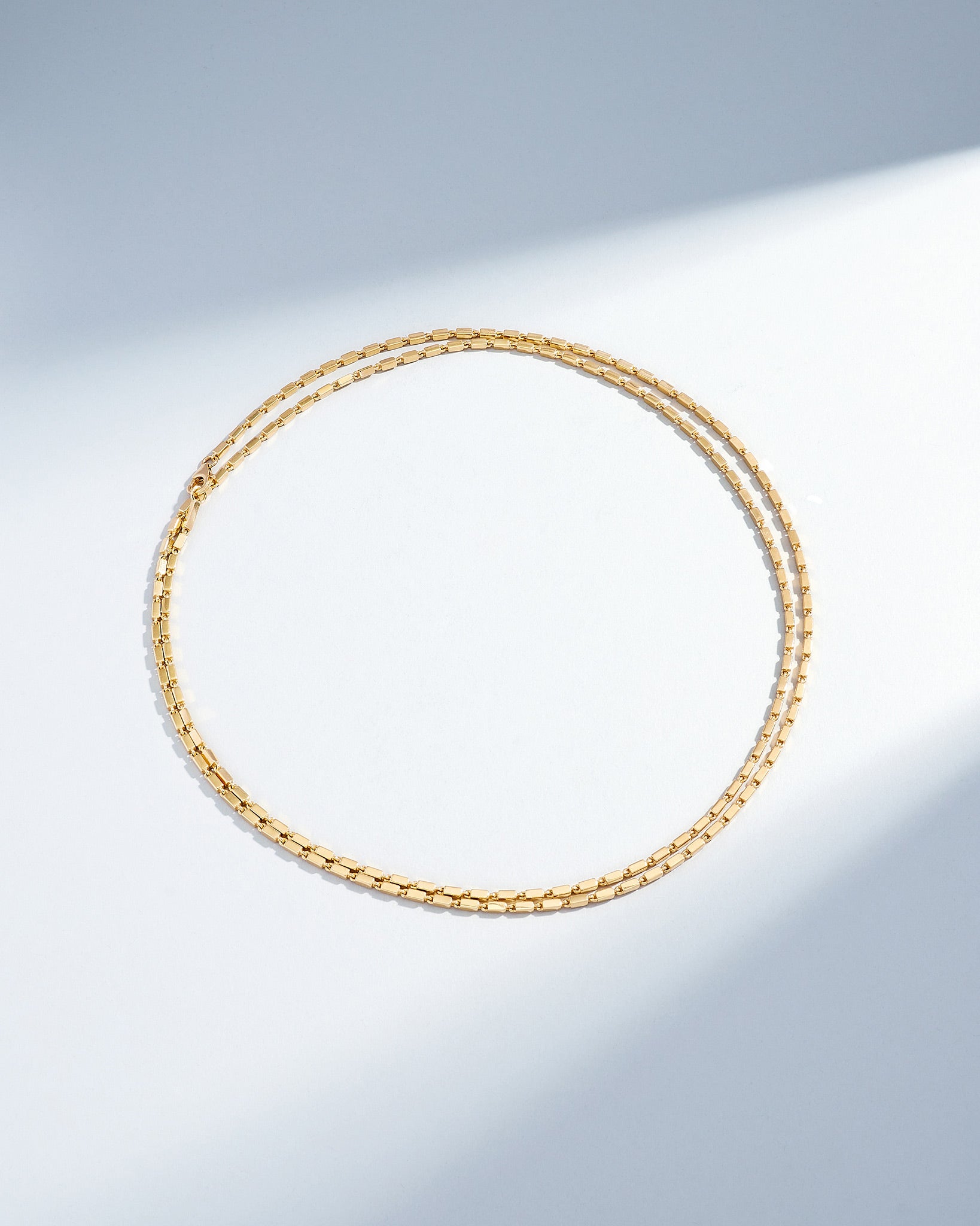 Suzanne Kalan Block-Chain Medium 36" Necklace in 18k yellow gold