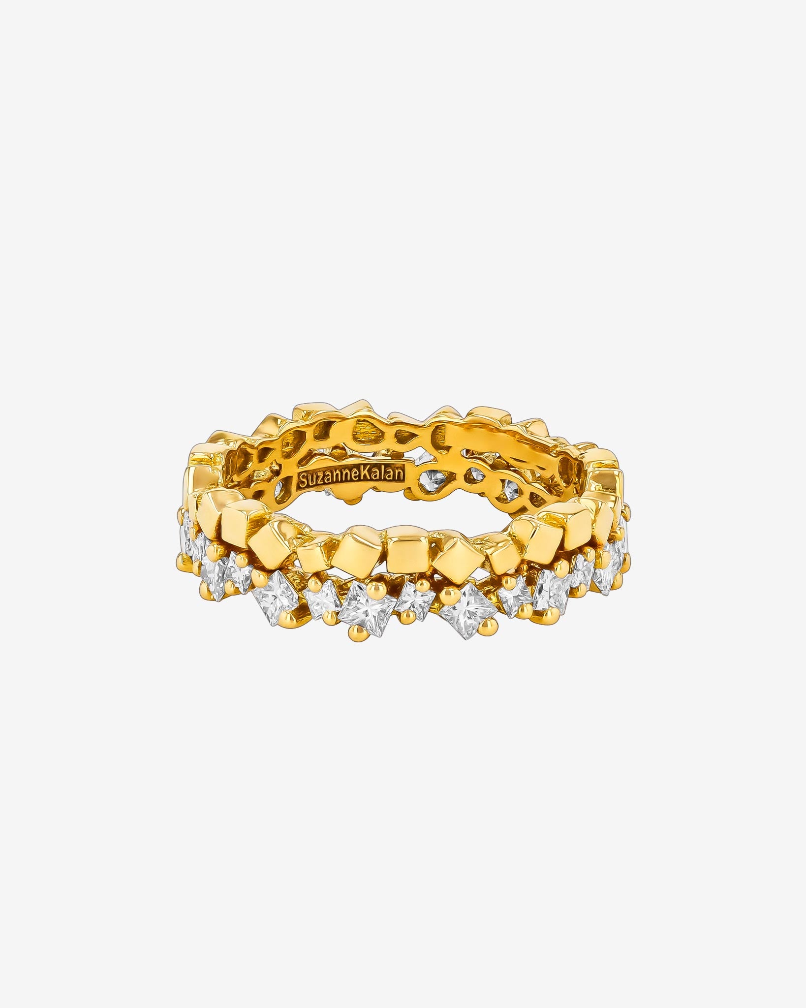 Suzanne Kalan Golden Mini Diamond Eternity Band in 18k yellow gold
